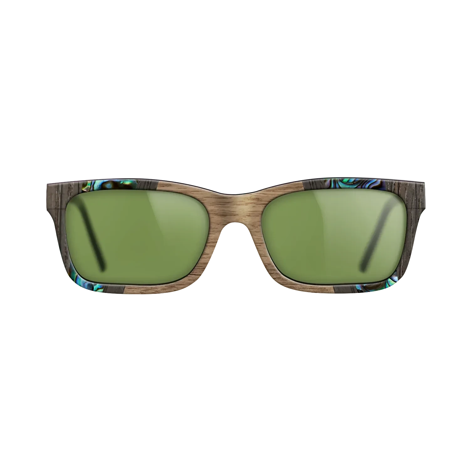 Walnut: Straight Grain,Abalone Shell,Fumed Oak,Kingwood: Recursive - The Sage - Rectangle - 1761 - SIRIS wood optic