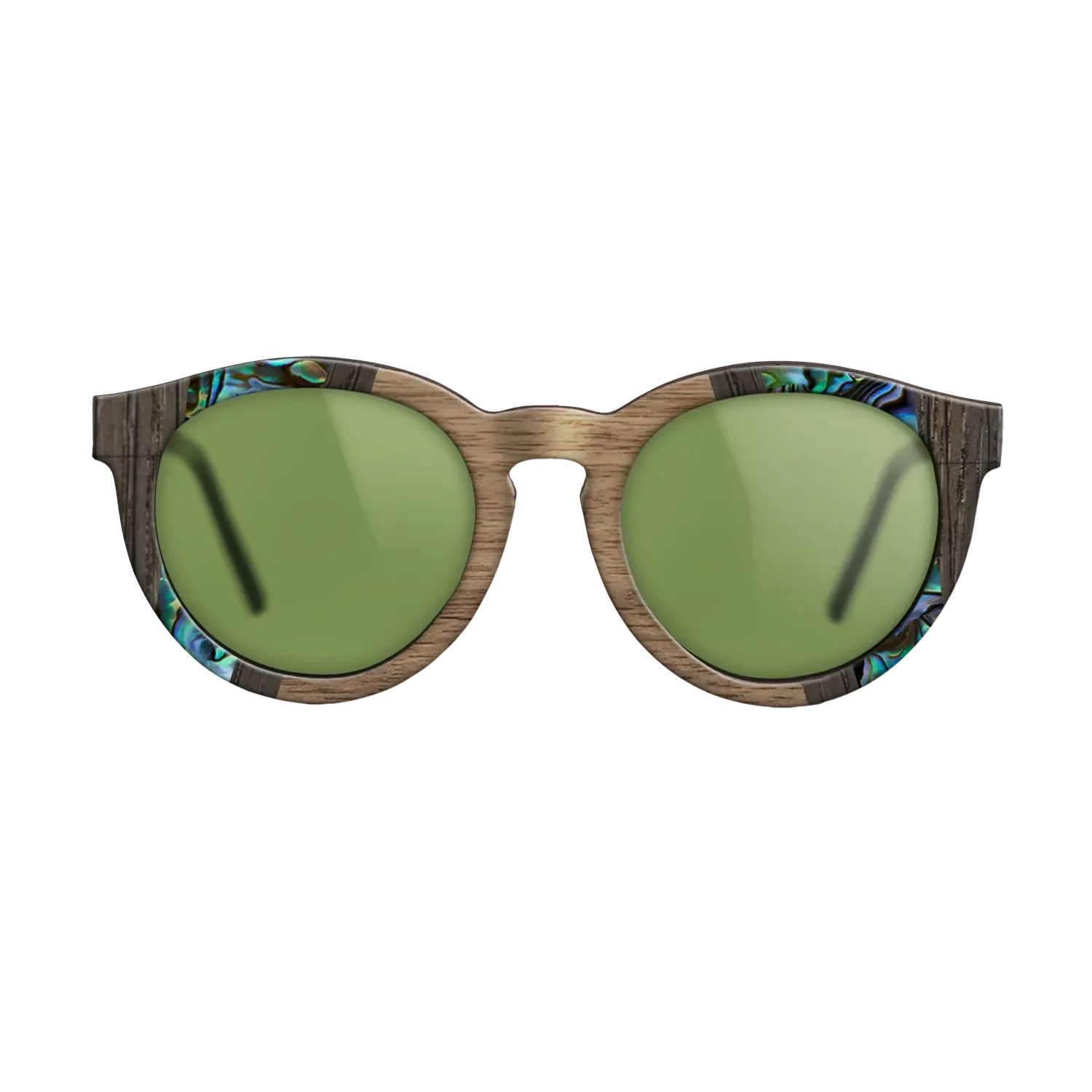 Walnut: Straight Grain,Abalone Shell,Fumed Oak,Kingwood: Recursive - The Rebel - Round - 1761 - SIRIS wood optic