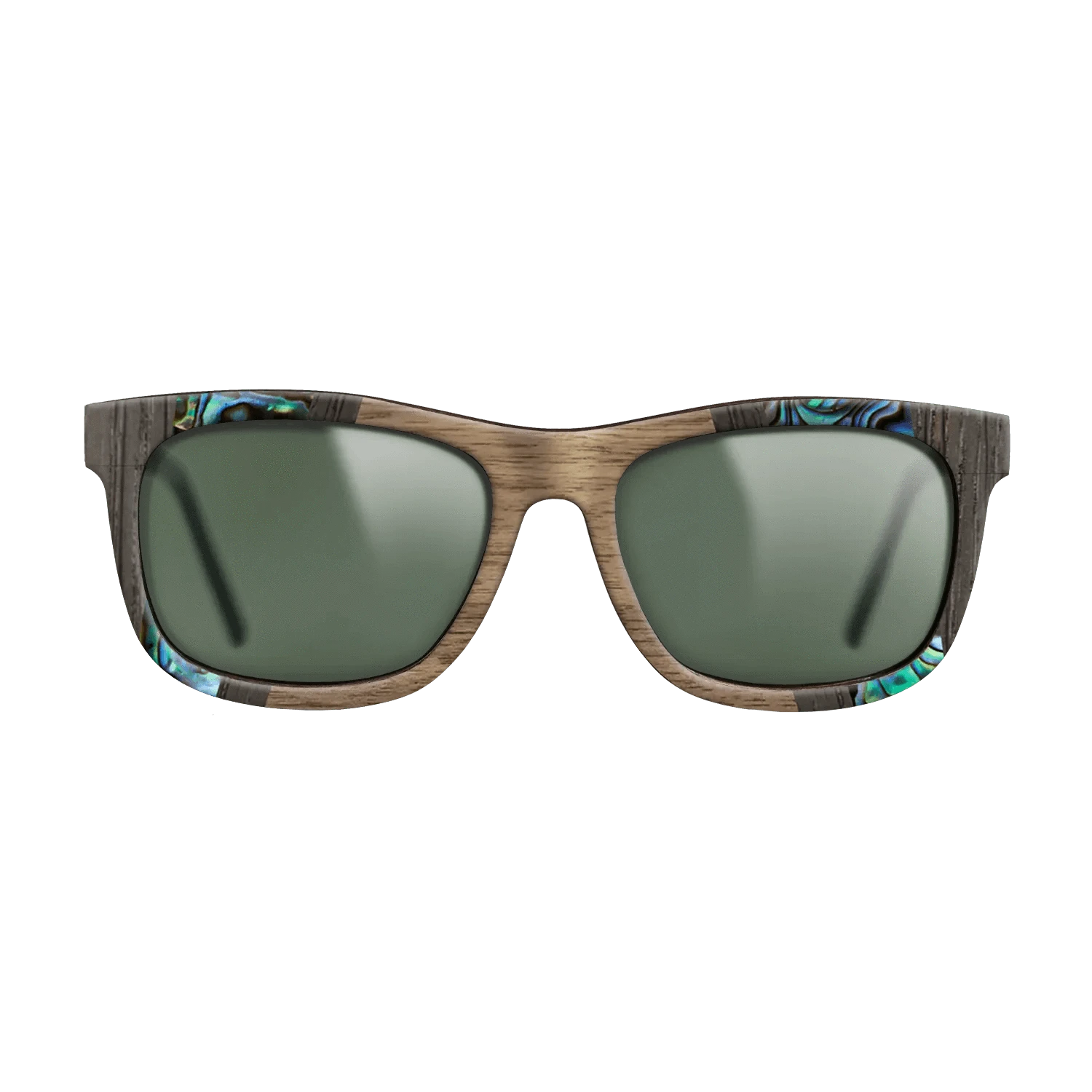 Walnut: Straight Grain,Abalone Shell,Fumed Oak,Kingwood: Recursive - The Hero - Square - 1761 - SIRIS wood optic