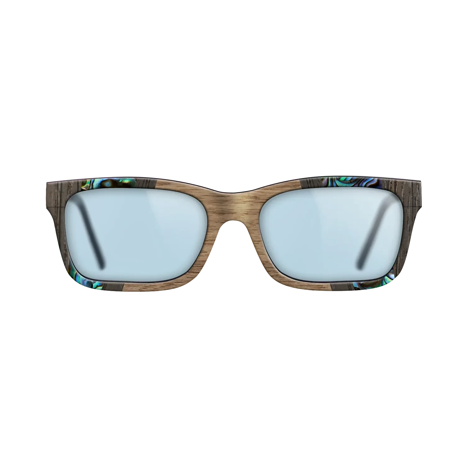 Walnut: Straight Grain,Abalone Shell,Fumed Oak,Kingwood: Recursive - The Sage - Rectangle - 1761 - SIRIS wood optic