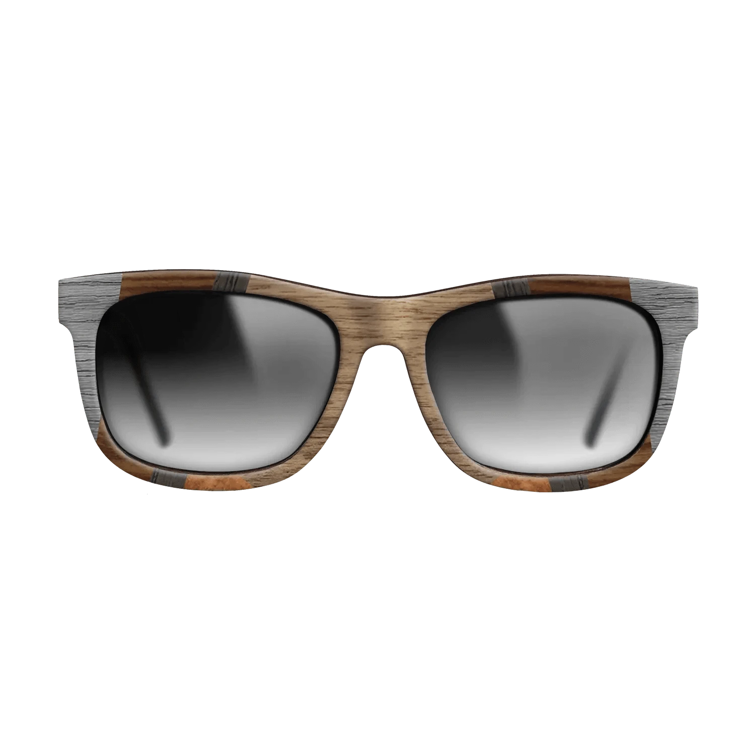 Walnut: Straight Grain,Poplar Dyed: Grey,Wenge,Fumed Oak,Koa: Recursive - The Hero - Square - 1557 - SIRIS wood optic
