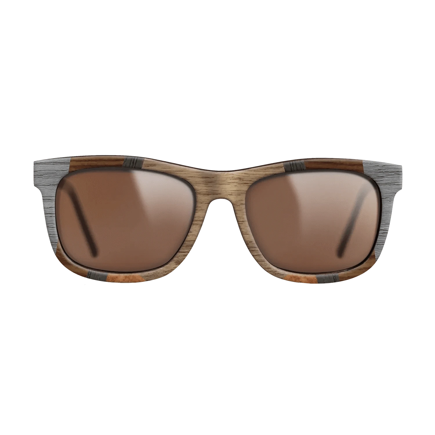 Walnut: Straight Grain,Poplar Dyed: Grey,Wenge,Fumed Oak,Koa: Recursive - The Hero - Square - 1557 - SIRIS wood optic