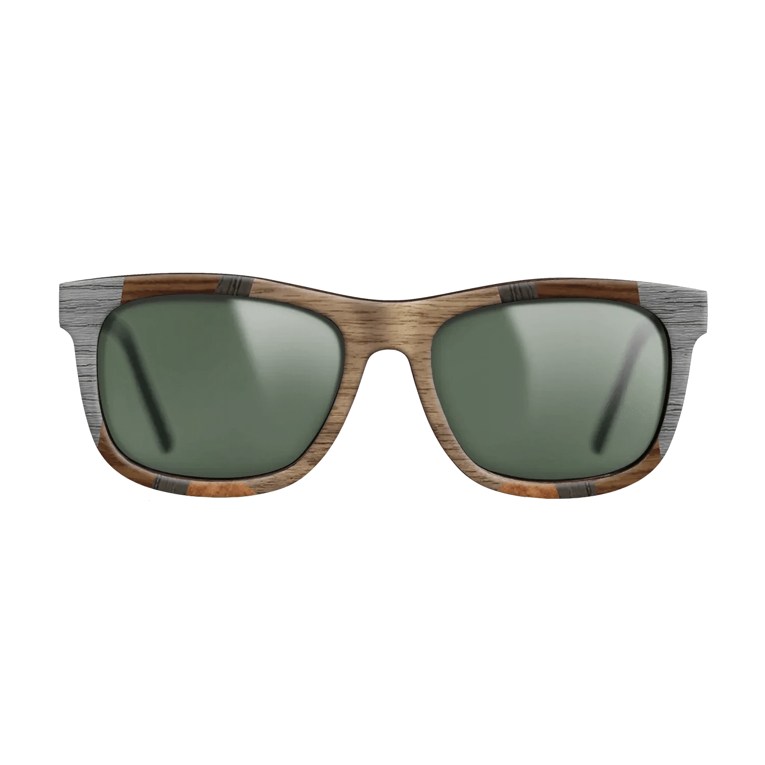 Walnut: Straight Grain,Poplar Dyed: Grey,Wenge,Fumed Oak,Koa: Recursive - The Hero - Square - 1557 - SIRIS wood optic