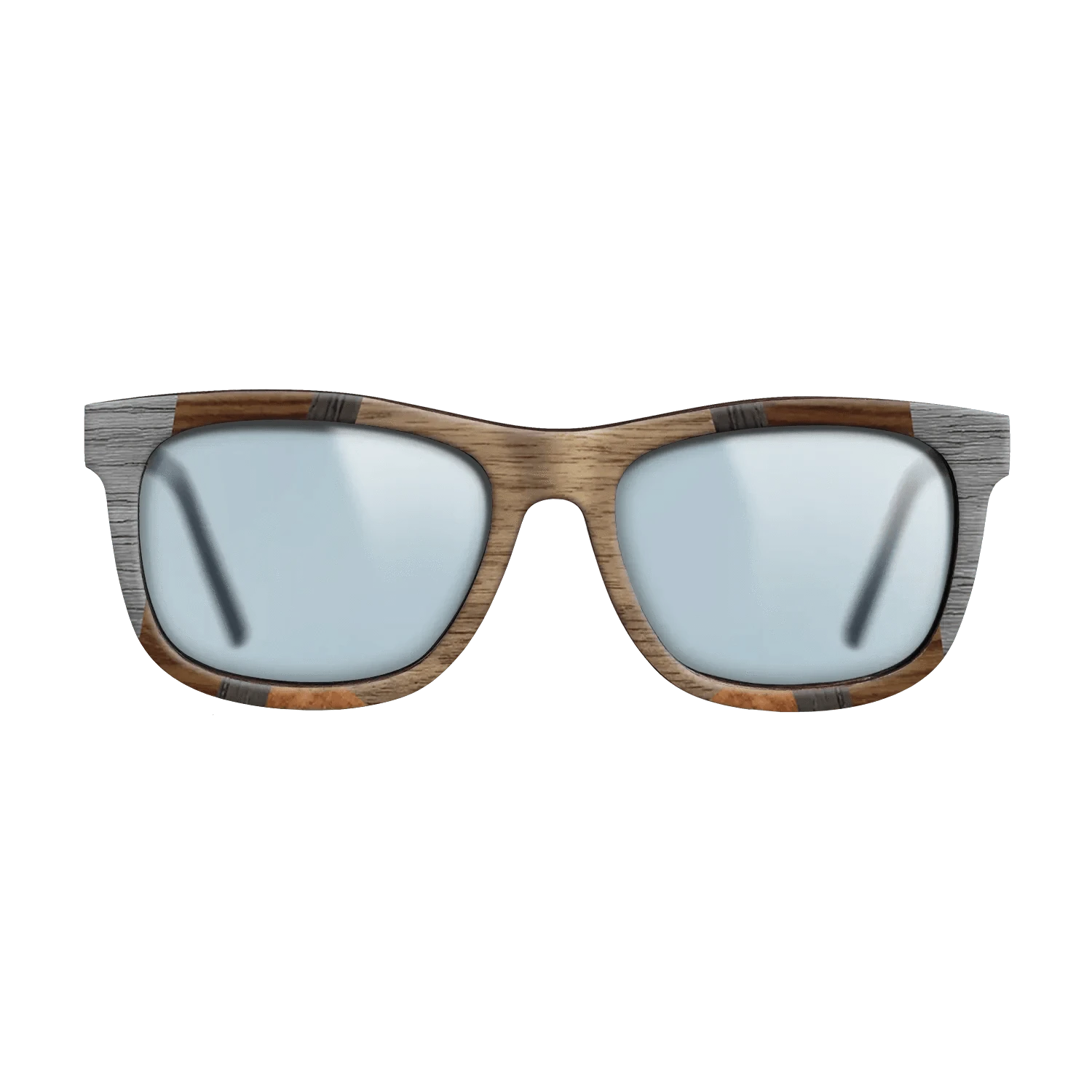 Walnut: Straight Grain,Poplar Dyed: Grey,Wenge,Fumed Oak,Koa: Recursive - The Hero - Square - 1557 - SIRIS wood optic