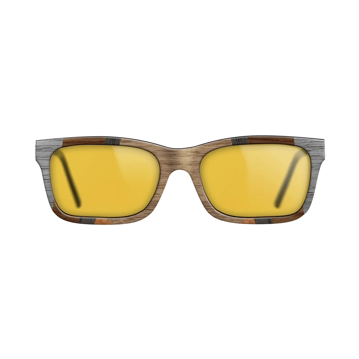 Walnut: Straight Grain,Poplar Dyed: Grey,Wenge,Fumed Oak,Koa: Recursive - The Sage - Rectangle - 1557 - SIRIS wood optic