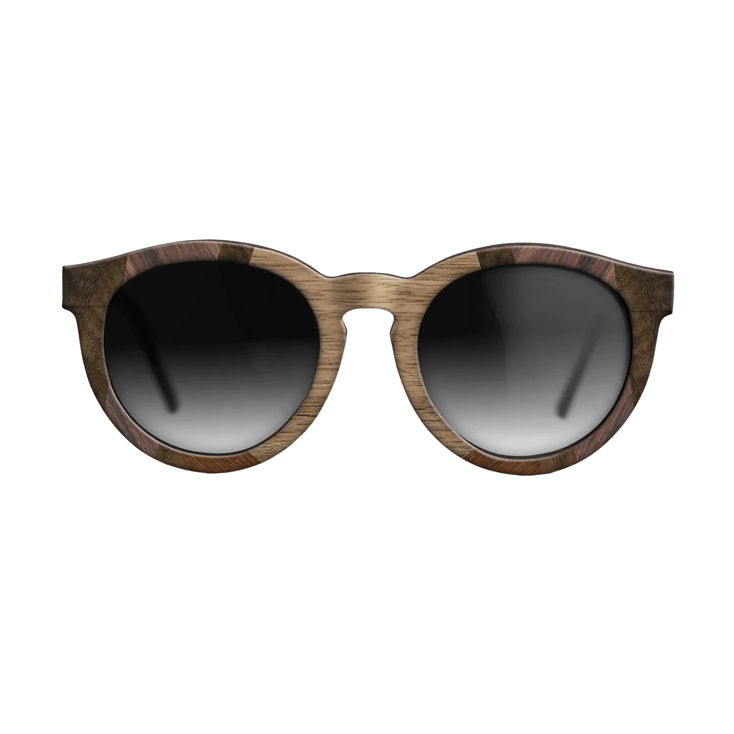 Walnut: Straight Grain,Wenge,Rosewood Reconstituted,Walnut Burl,Ziricote Dark Quartered: Recursive - The Rebel - Round - 1656 - SIRIS wood optic