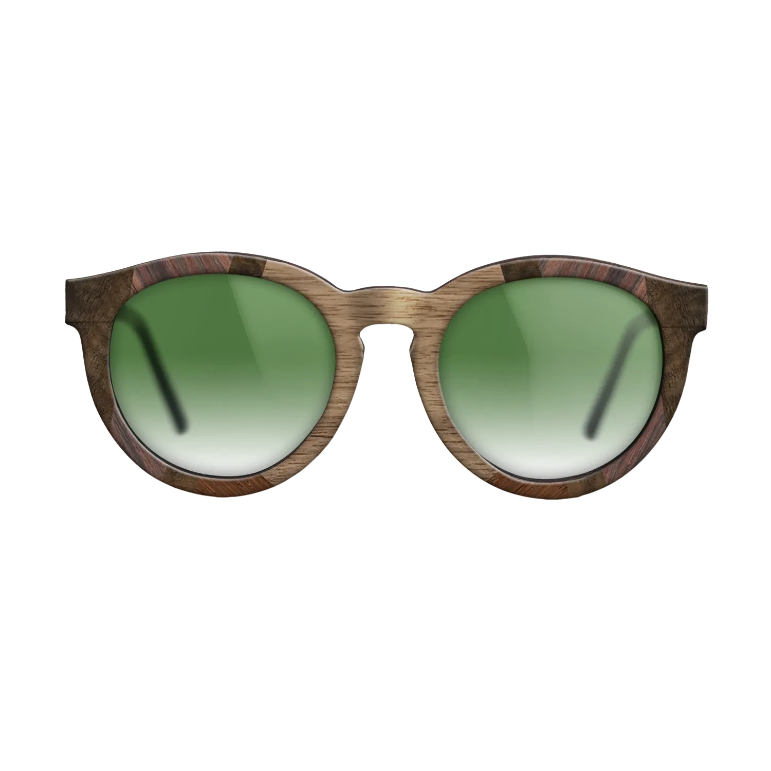 Walnut: Straight Grain,Wenge,Rosewood Reconstituted,Walnut Burl,Ziricote Dark Quartered: Recursive - The Rebel - Round - 1656 - SIRIS wood optic