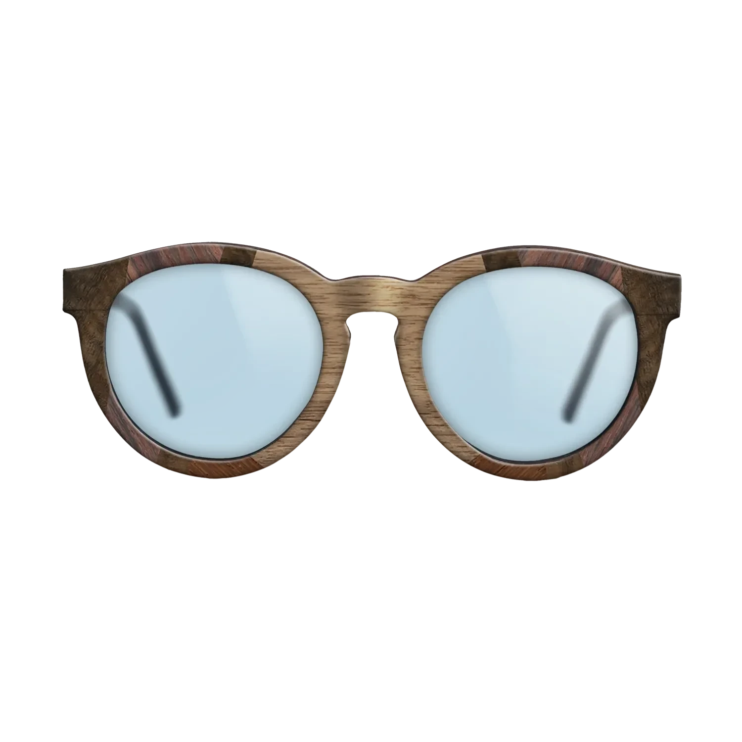 Walnut: Straight Grain,Wenge,Rosewood Reconstituted,Walnut Burl,Ziricote Dark Quartered: Recursive - The Rebel - Round - 1656 - SIRIS wood optic