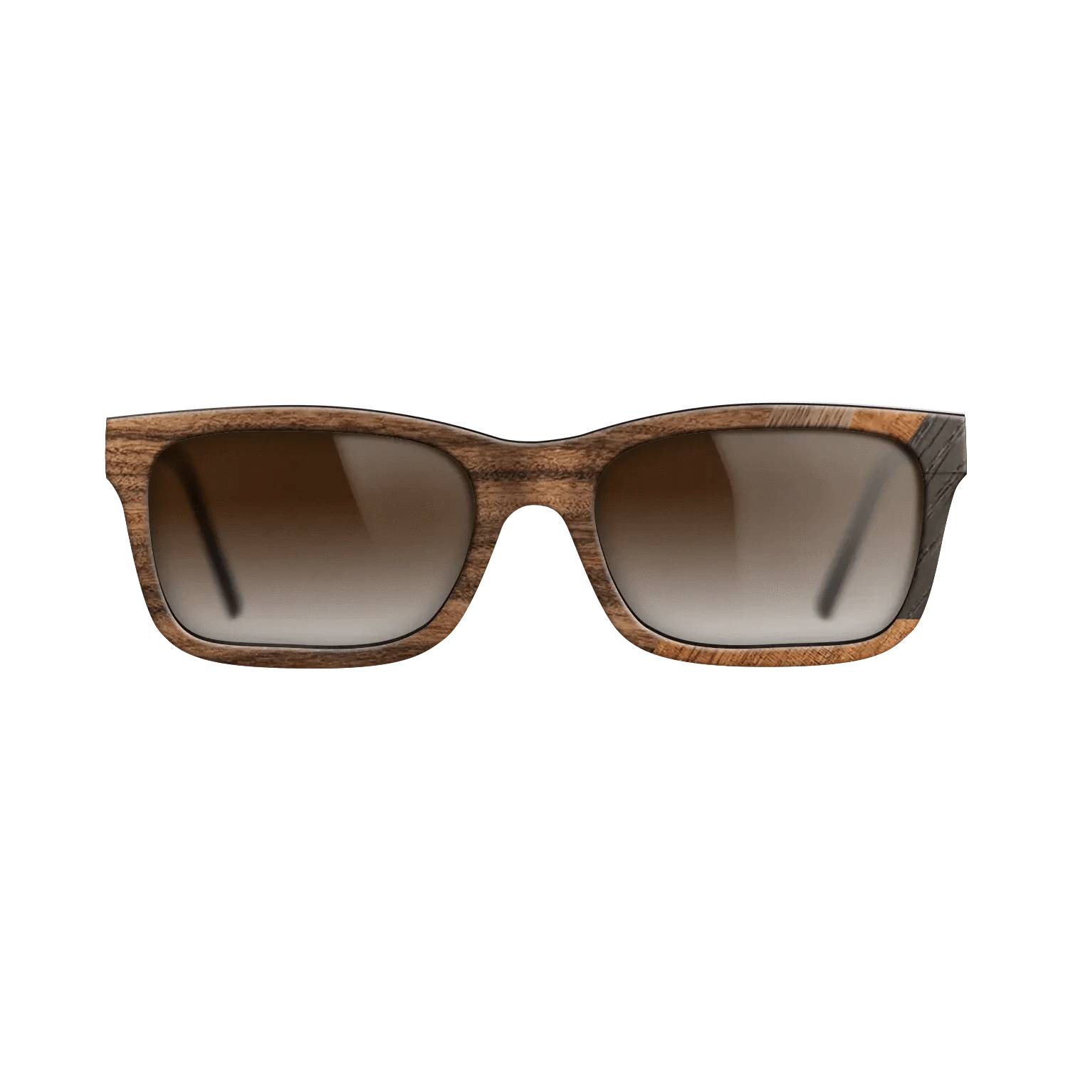 Kingwood,Koa,Fumed Oak,Walnut: Straight Grain: Fractal - The Sage - Rectangle - 2061 - SIRIS wood optic