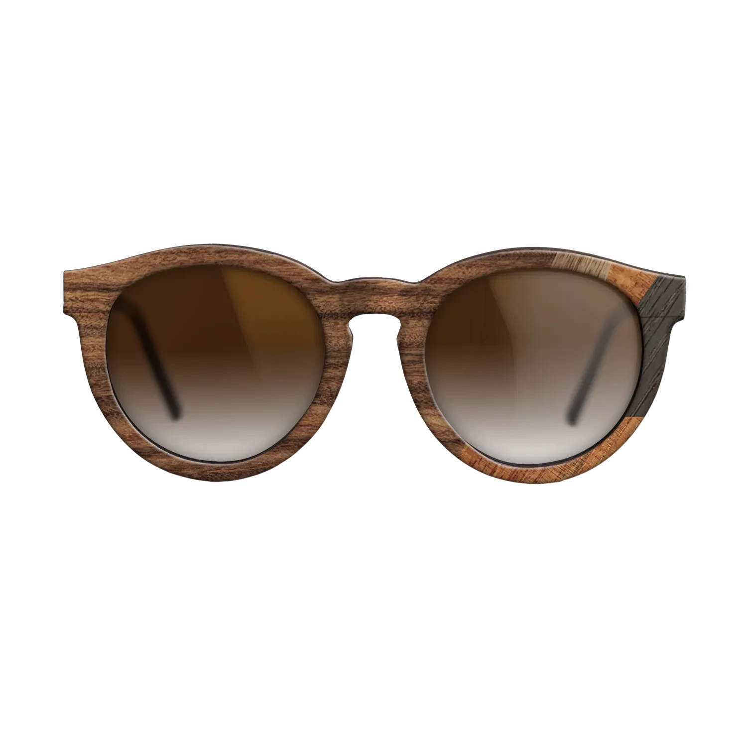 Kingwood,Koa,Fumed Oak,Walnut: Straight Grain: Fractal - The Rebel - Round - 2061 - SIRIS wood optic