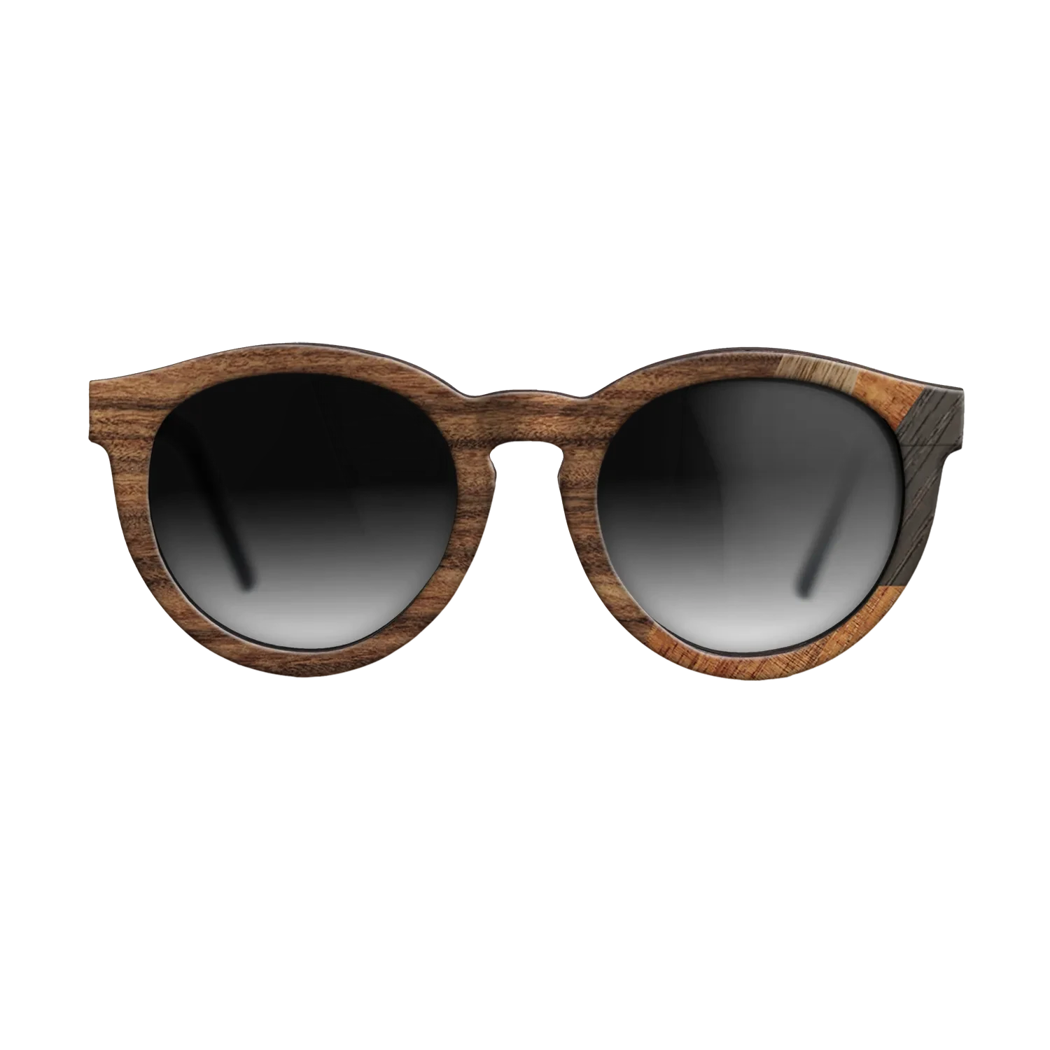 Kingwood,Koa,Fumed Oak,Walnut: Straight Grain: Fractal - The Rebel - Round - 2061 - SIRIS wood optic