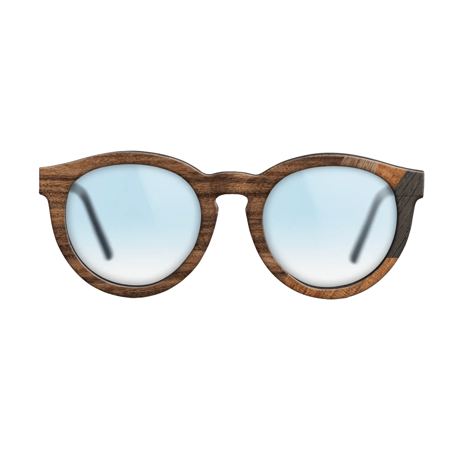Kingwood,Koa,Fumed Oak,Walnut: Straight Grain: Fractal - The Rebel - Round - 2061 - SIRIS wood optic