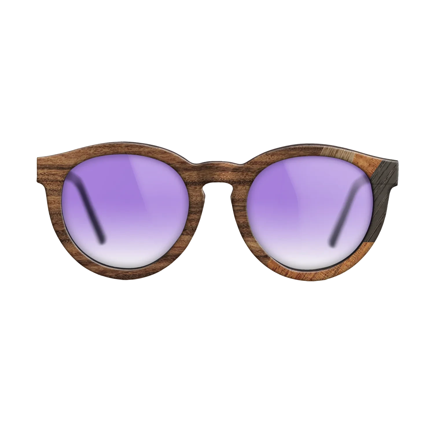 Kingwood,Koa,Fumed Oak,Walnut: Straight Grain: Fractal - The Rebel - Round - 2061 - SIRIS wood optic