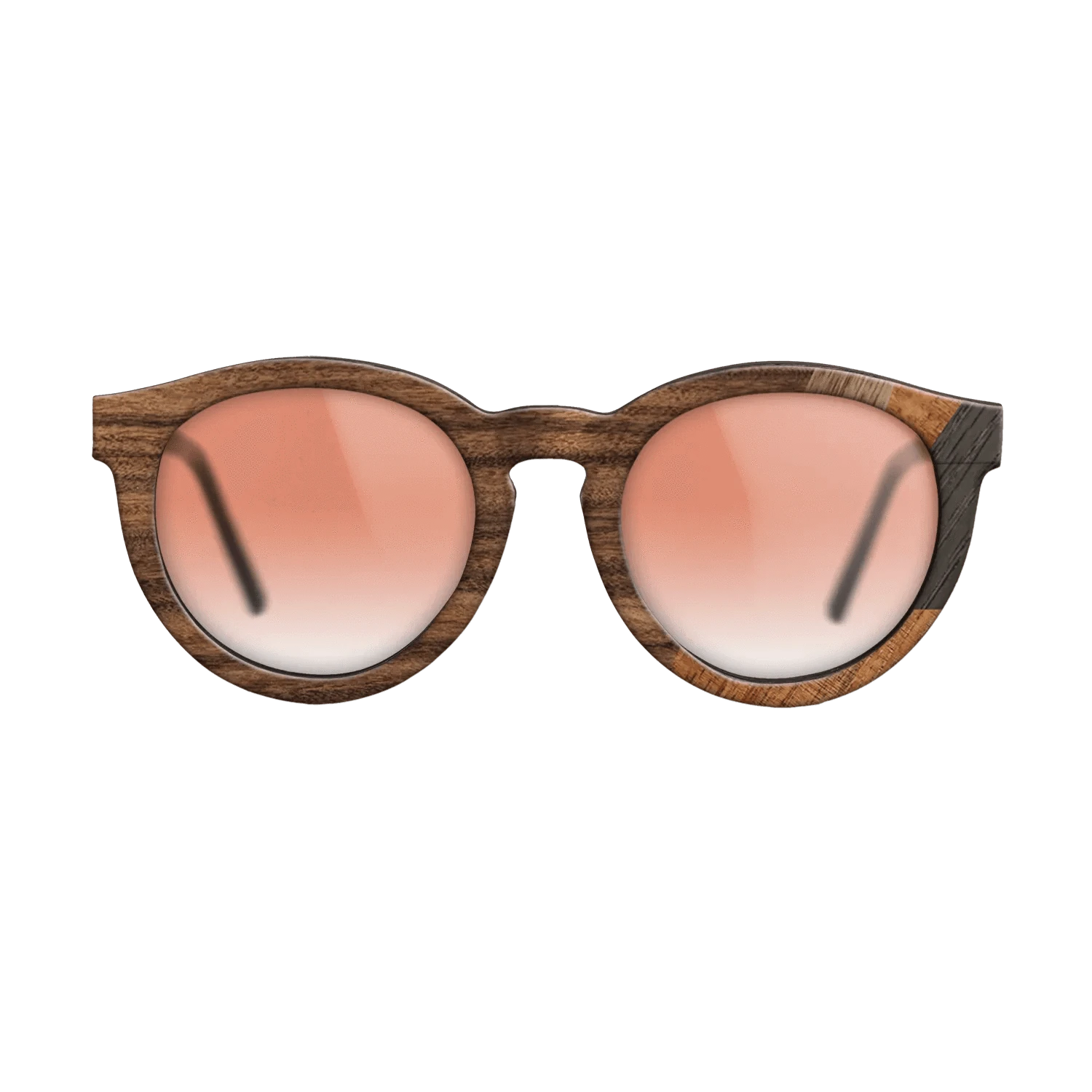 Kingwood,Koa,Fumed Oak,Walnut: Straight Grain: Fractal - The Rebel - Round - 2061 - SIRIS wood optic
