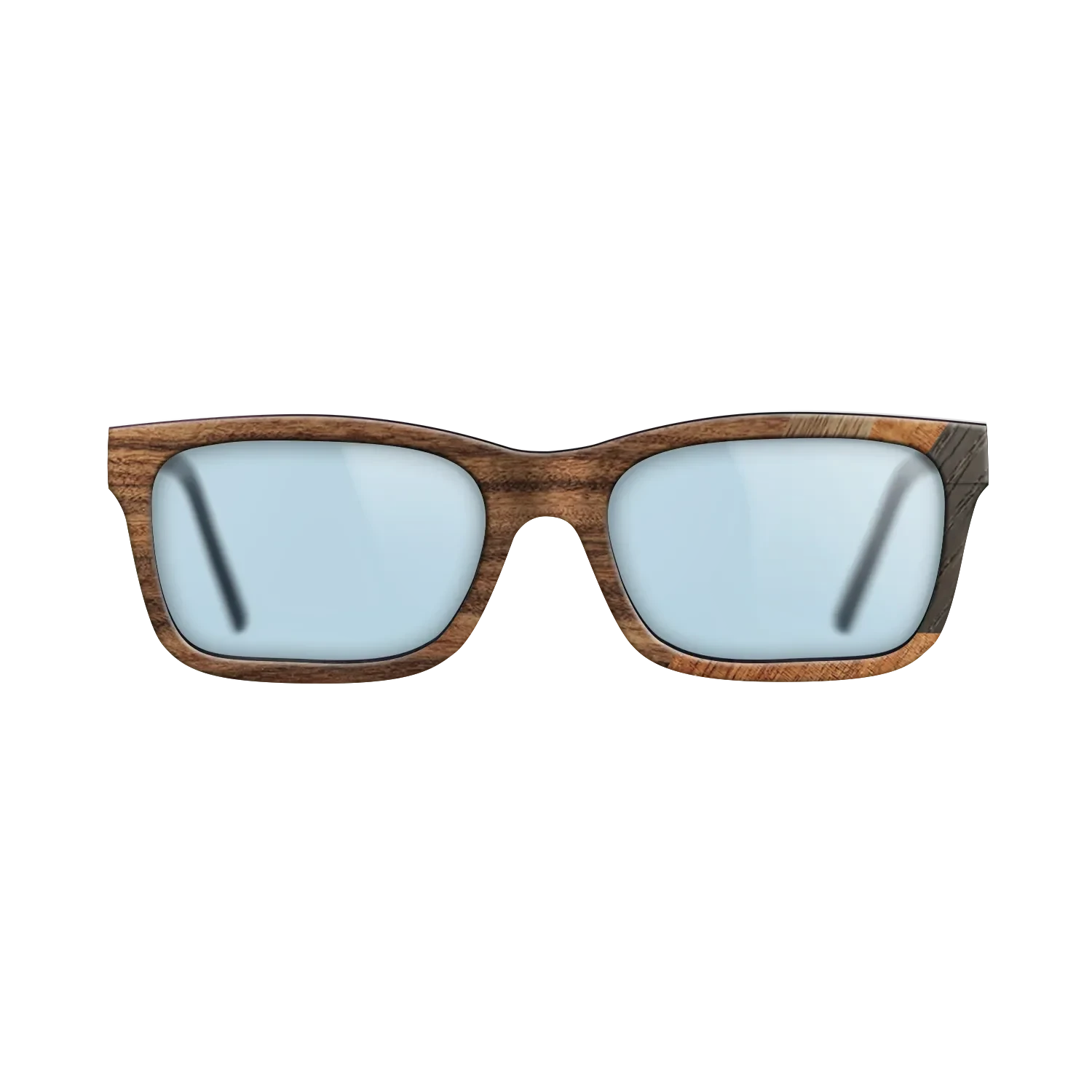 Kingwood,Koa,Fumed Oak,Walnut: Straight Grain: Fractal - The Sage - Rectangle - 2061 - SIRIS wood optic