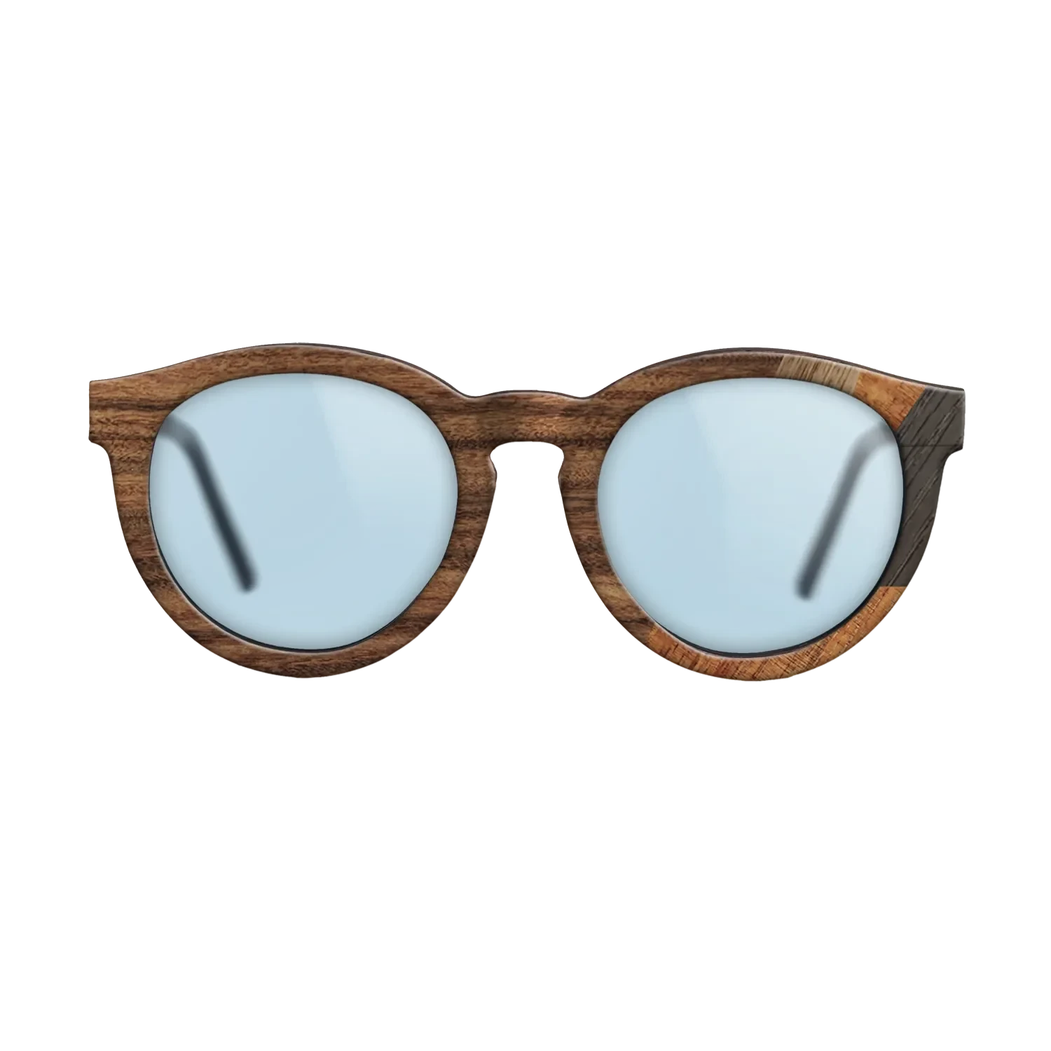 Kingwood,Koa,Fumed Oak,Walnut: Straight Grain: Fractal - The Rebel - Round - 2061 - SIRIS wood optic