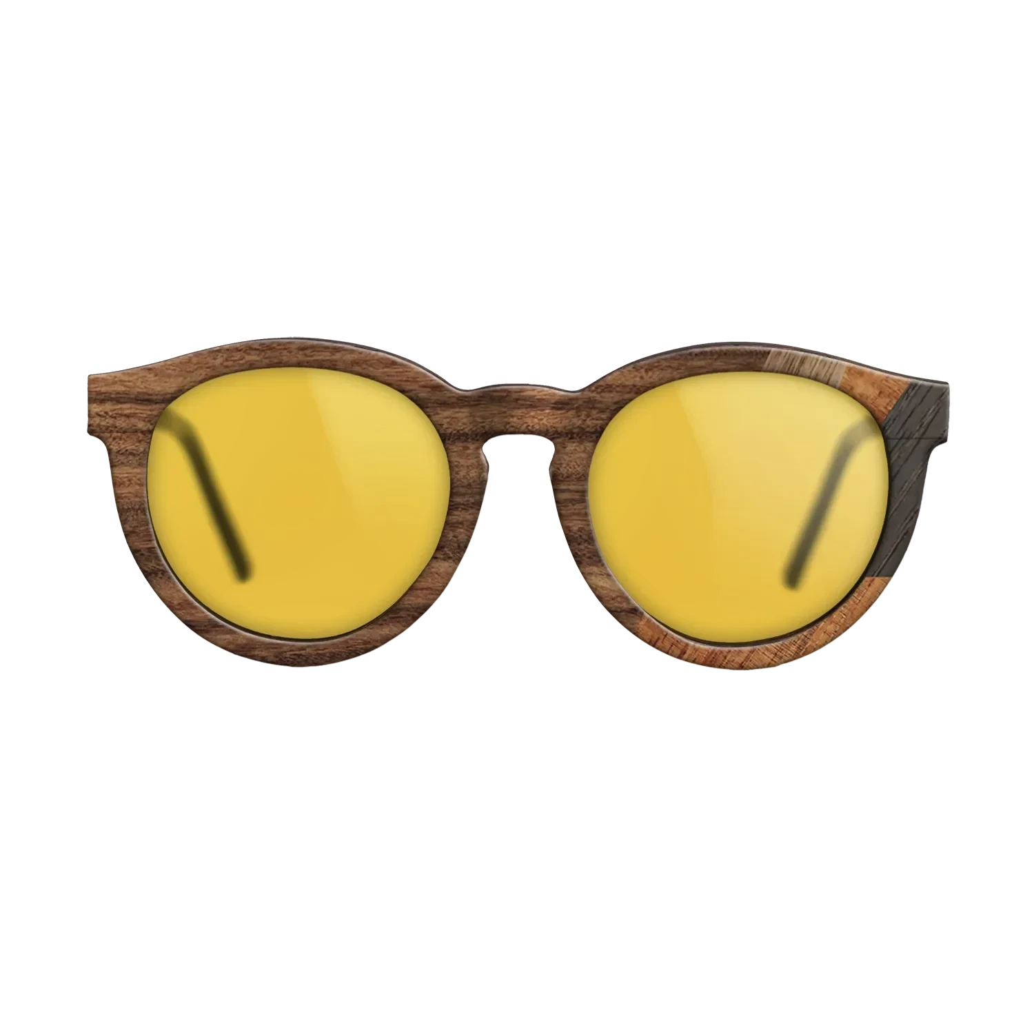 Kingwood,Koa,Fumed Oak,Walnut: Straight Grain: Fractal - The Rebel - Round - 2061 - SIRIS wood optic