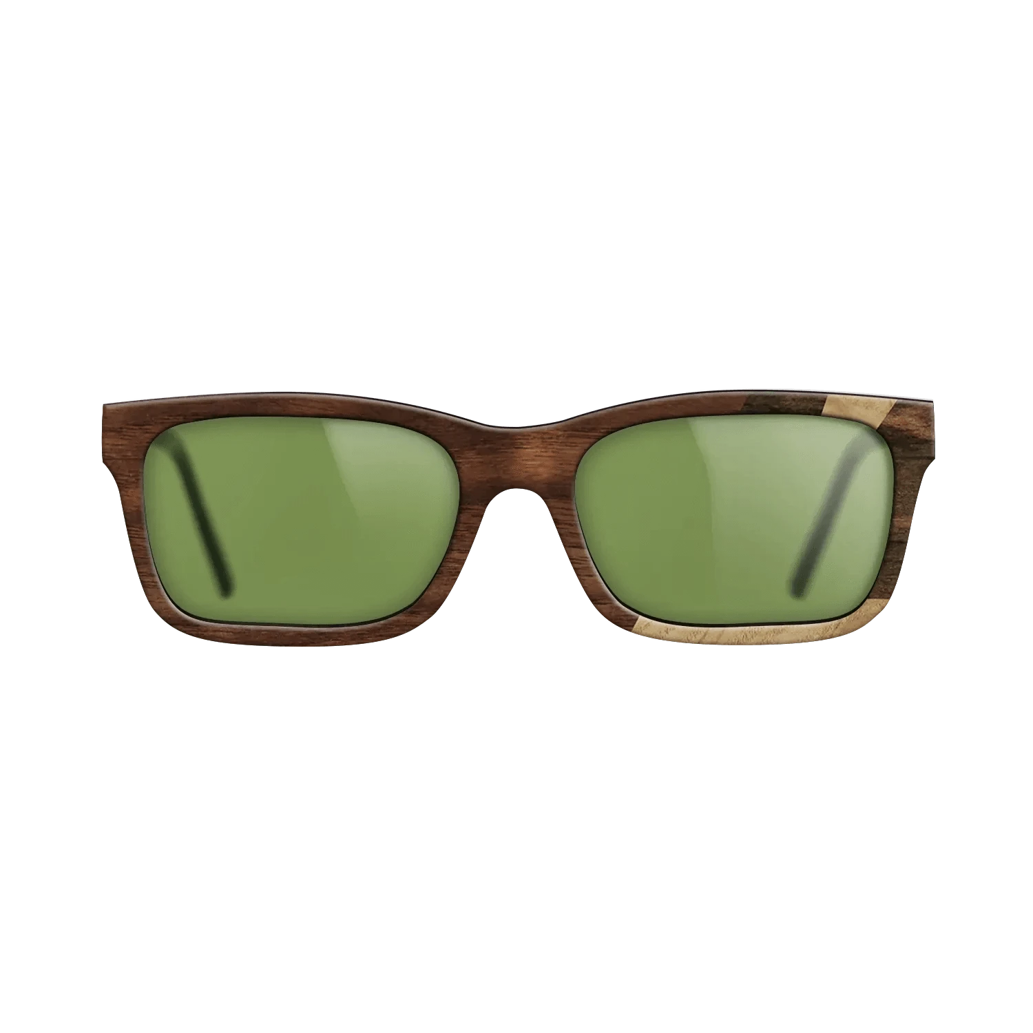 Ziricote Dark Quartered,Olive Burl,Walnut Claro Light,Walnut Claro Dark: Fractal - The Sage - Rectangle - 1678 - SIRIS wood optic