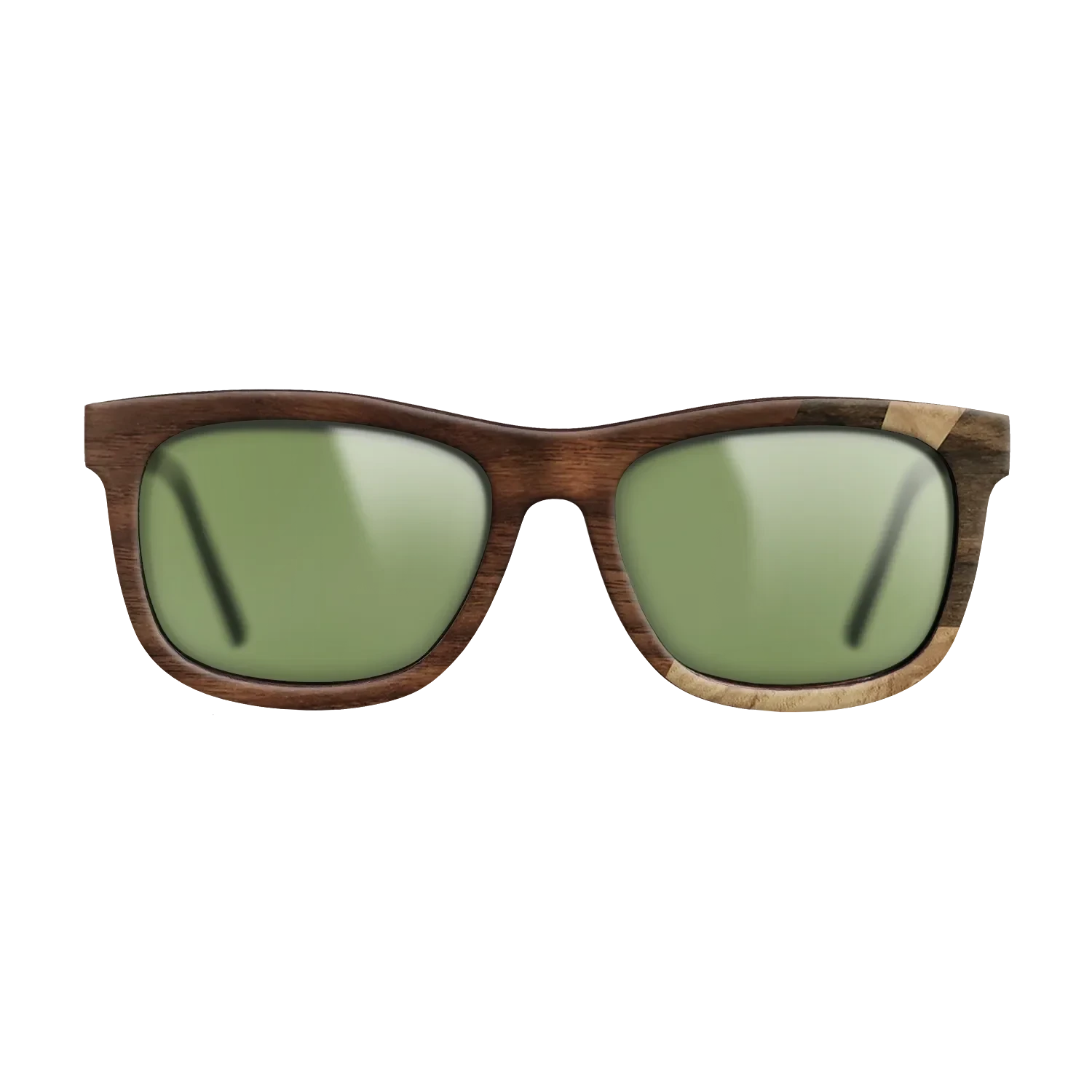 Ziricote Dark Quartered,Olive Burl,Walnut Claro Light,Walnut Claro Dark: Fractal - The Hero - Square - 1678 - SIRIS wood optic