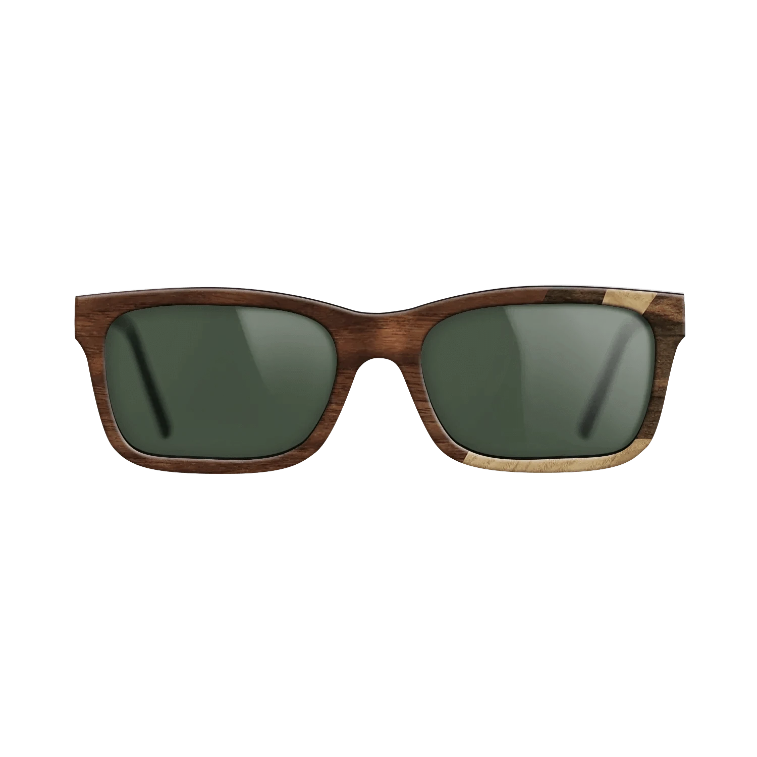 Ziricote Dark Quartered,Olive Burl,Walnut Claro Light,Walnut Claro Dark: Fractal - The Sage - Rectangle - 1678 - SIRIS wood optic