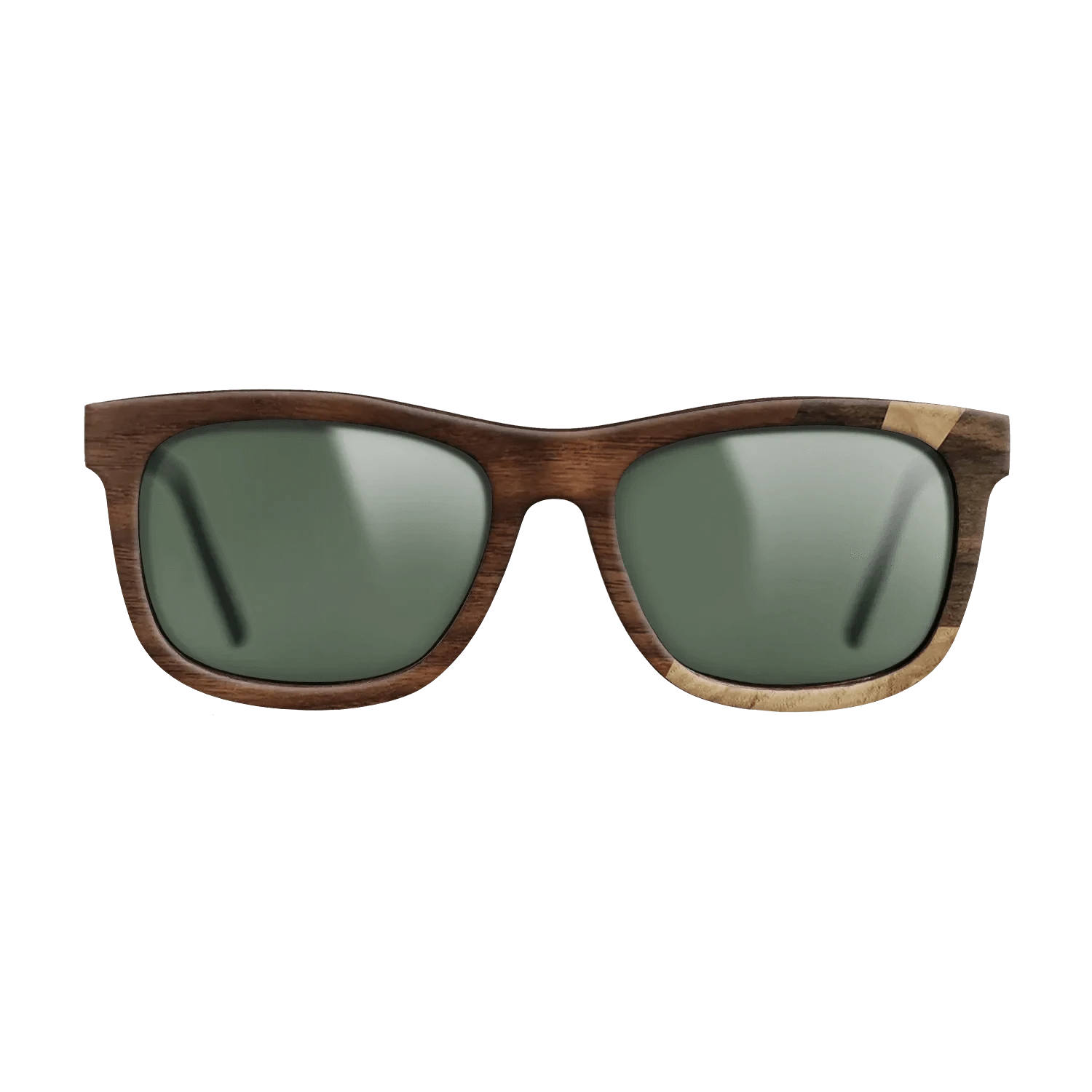 Ziricote Dark Quartered,Olive Burl,Walnut Claro Light,Walnut Claro Dark: Fractal - The Hero - Square - 1678 - SIRIS wood optic