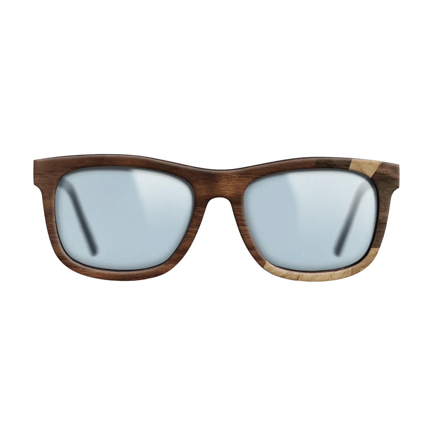 Ziricote Dark Quartered,Olive Burl,Walnut Claro Light,Walnut Claro Dark: Fractal - The Hero - Square - 1678 - SIRIS wood optic