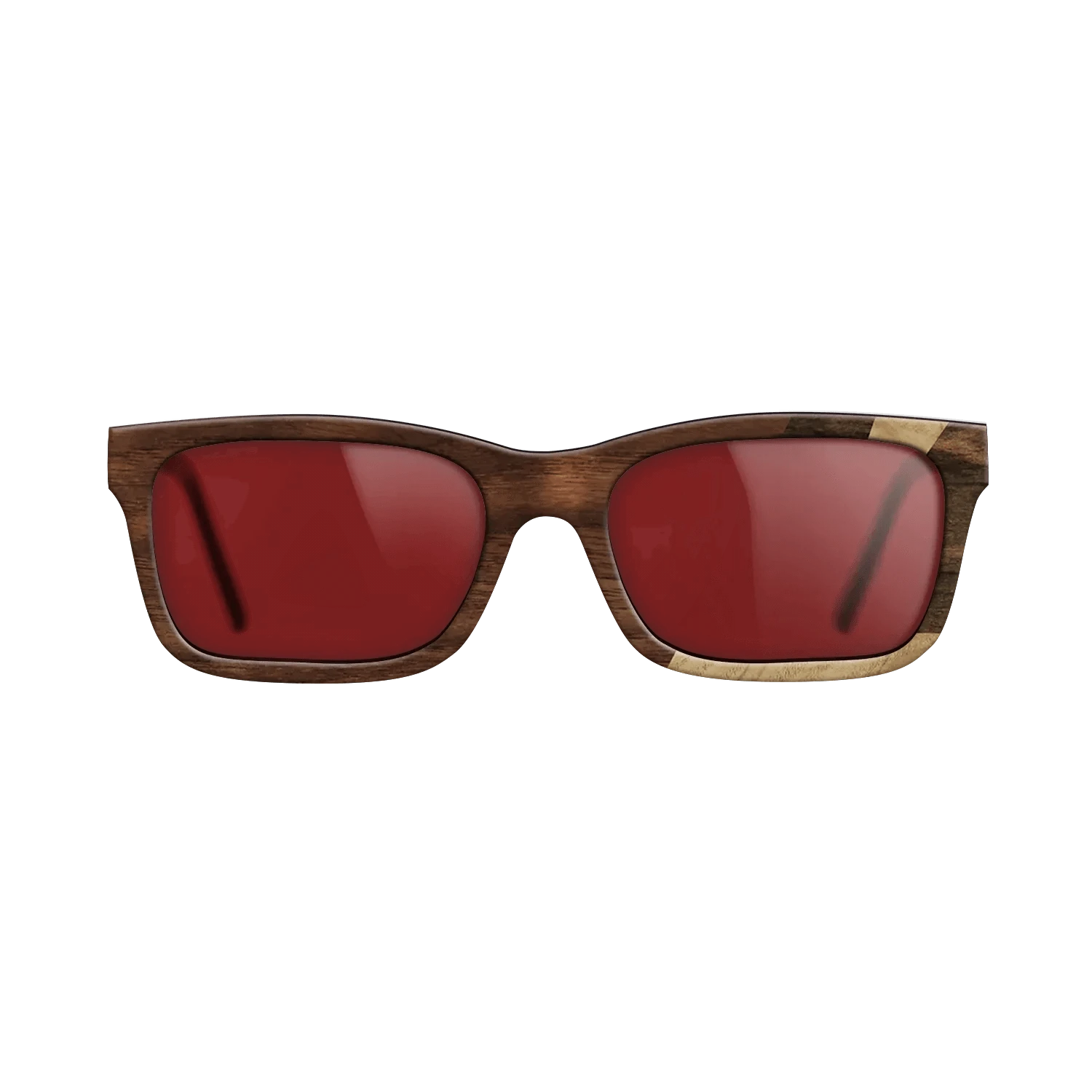 Ziricote Dark Quartered,Olive Burl,Walnut Claro Light,Walnut Claro Dark: Fractal - The Sage - Rectangle - 1678 - SIRIS wood optic