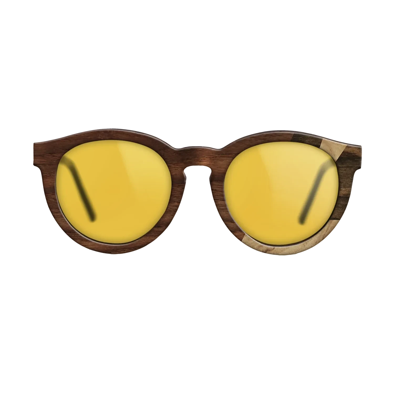 Ziricote Dark Quartered,Olive Burl,Walnut Claro Light,Walnut Claro Dark: Fractal - The Rebel - Round - 1678 - SIRIS wood optic