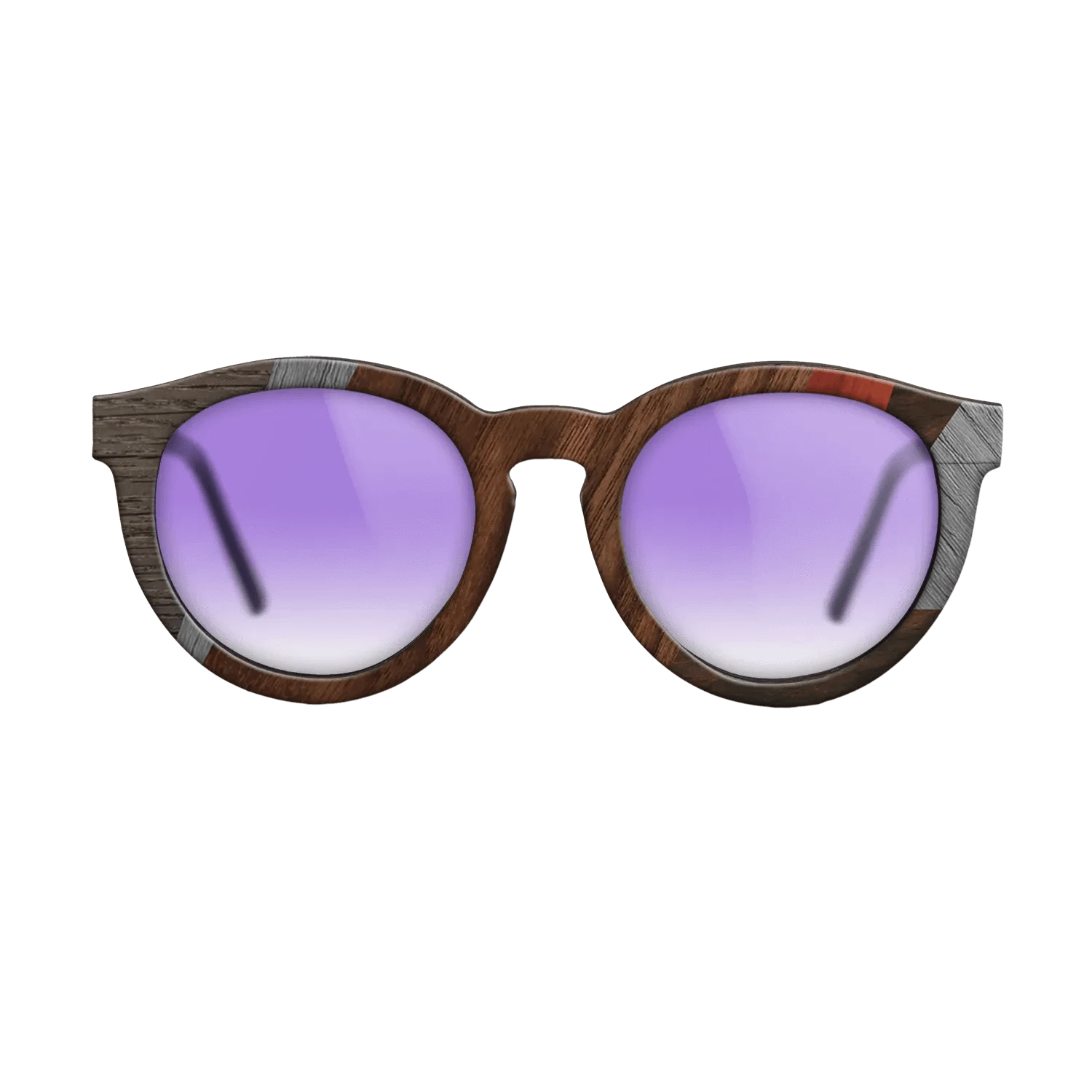 Poplar Dyed: Red,Ziricote Dark Quartered,Fumed Oak,Poplar Dyed: Grey,Walnut Claro Dark,Walnut Claro Light: Fractal - The Rebel - Round - 1539 - SIRIS wood optic