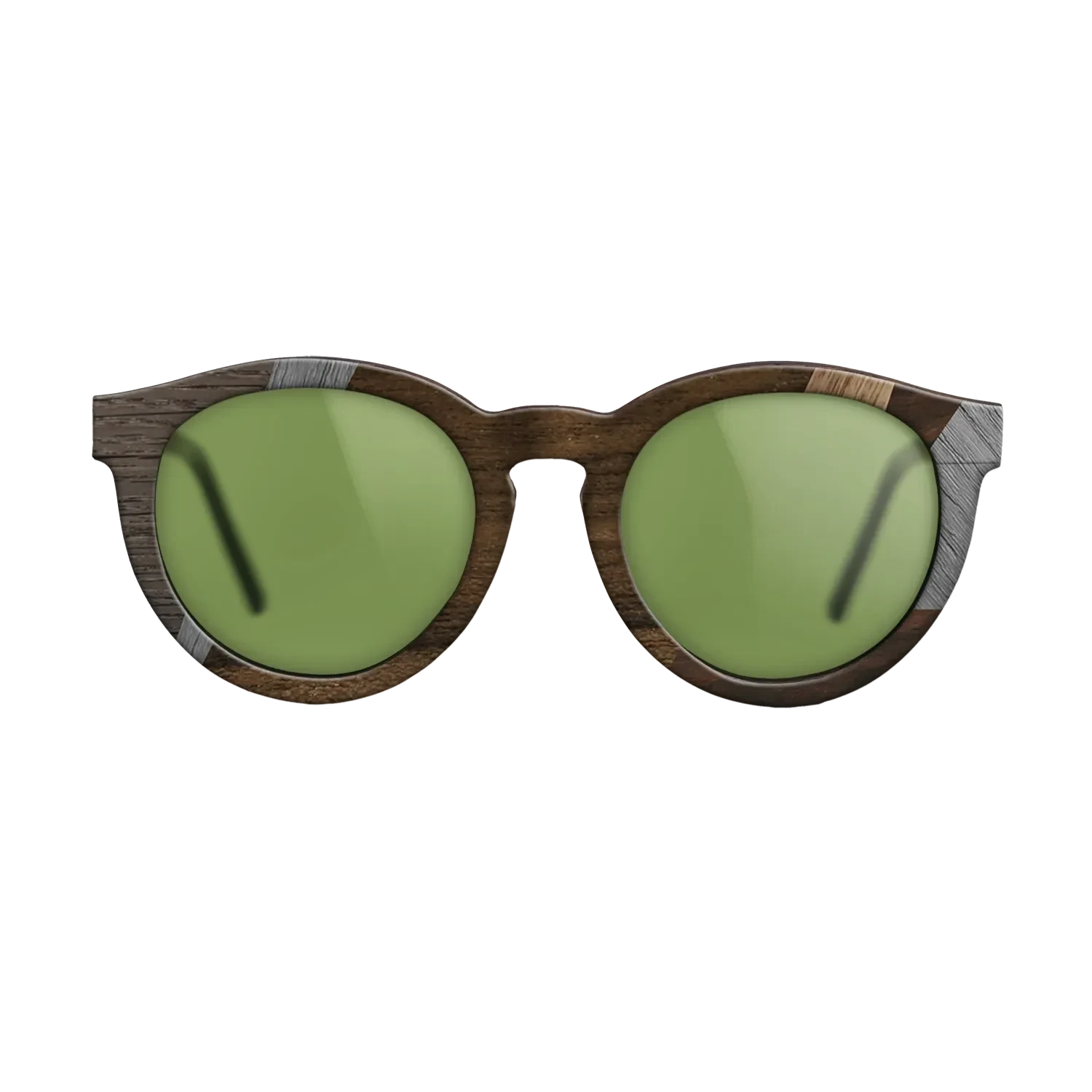 Santos Rosewood Dark,Poplar Dyed: Blue Denim,Poplar Dyed: Grey,Walnut Claro Light,Walnut: Straight Grain,Fumed Oak: Mosaic - The Rebel - Round - 1318 - SIRIS wood optic