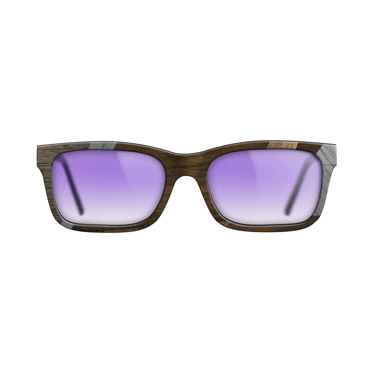 Ziricote Dark Quartered,Poplar Dyed: Grey,Walnut: Straight Grain,Walnut Claro Light: Mosaic - The Sage - Rectangle - 1648 - SIRIS wood optic