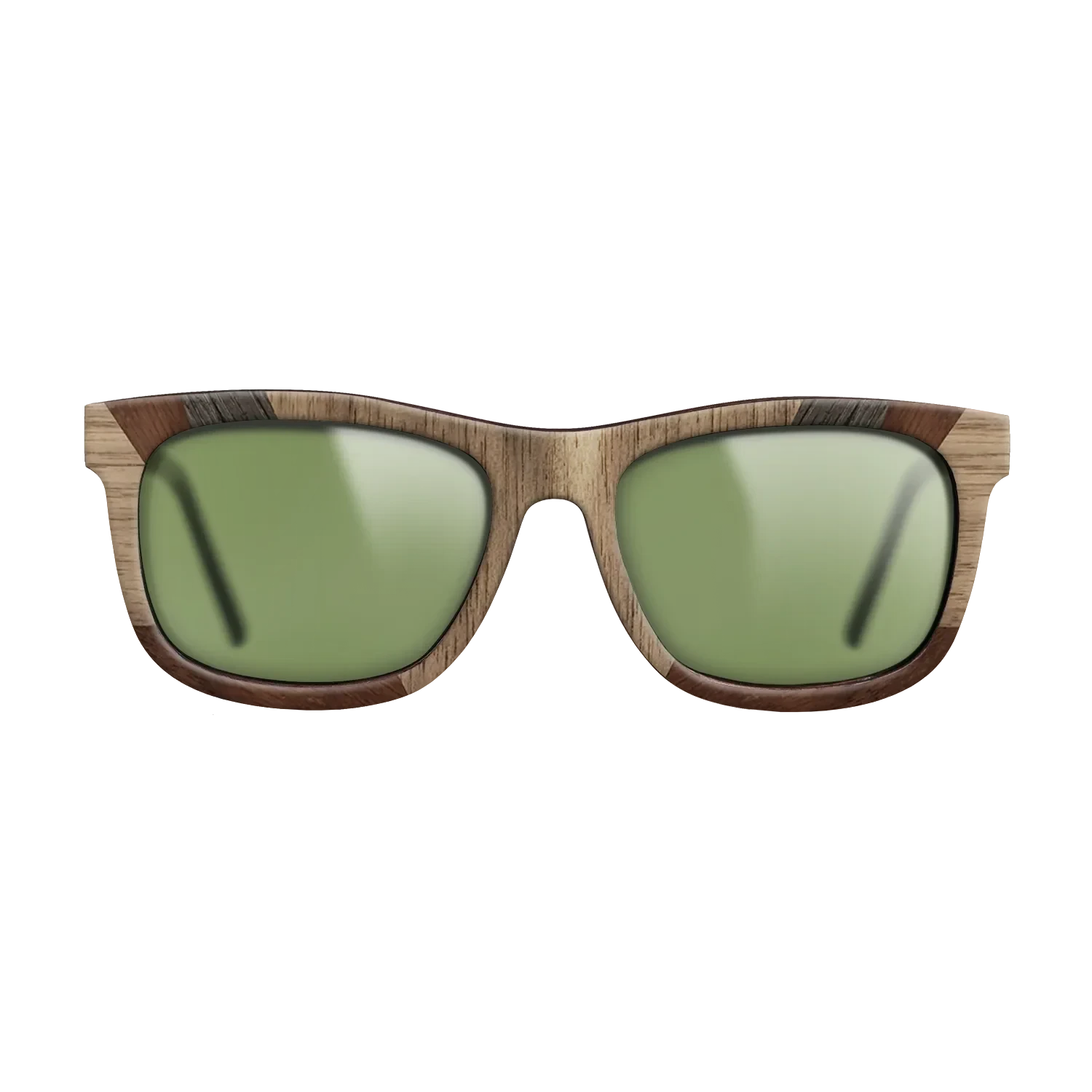 Walnut: Straight Grain,Fumed Oak,Wenge: Recursive - The Hero - Square - 1234 - SIRIS wood optic