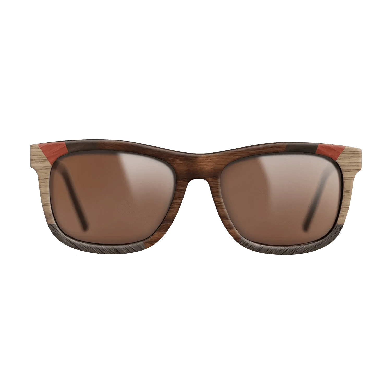 Poplar Dyed: Red,Walnut: Straight Grain,Fumed Oak,Ziricote Dark Quartered,Walnut Claro Dark: Recursive - The Hero - Square - 1658 - SIRIS wood optic