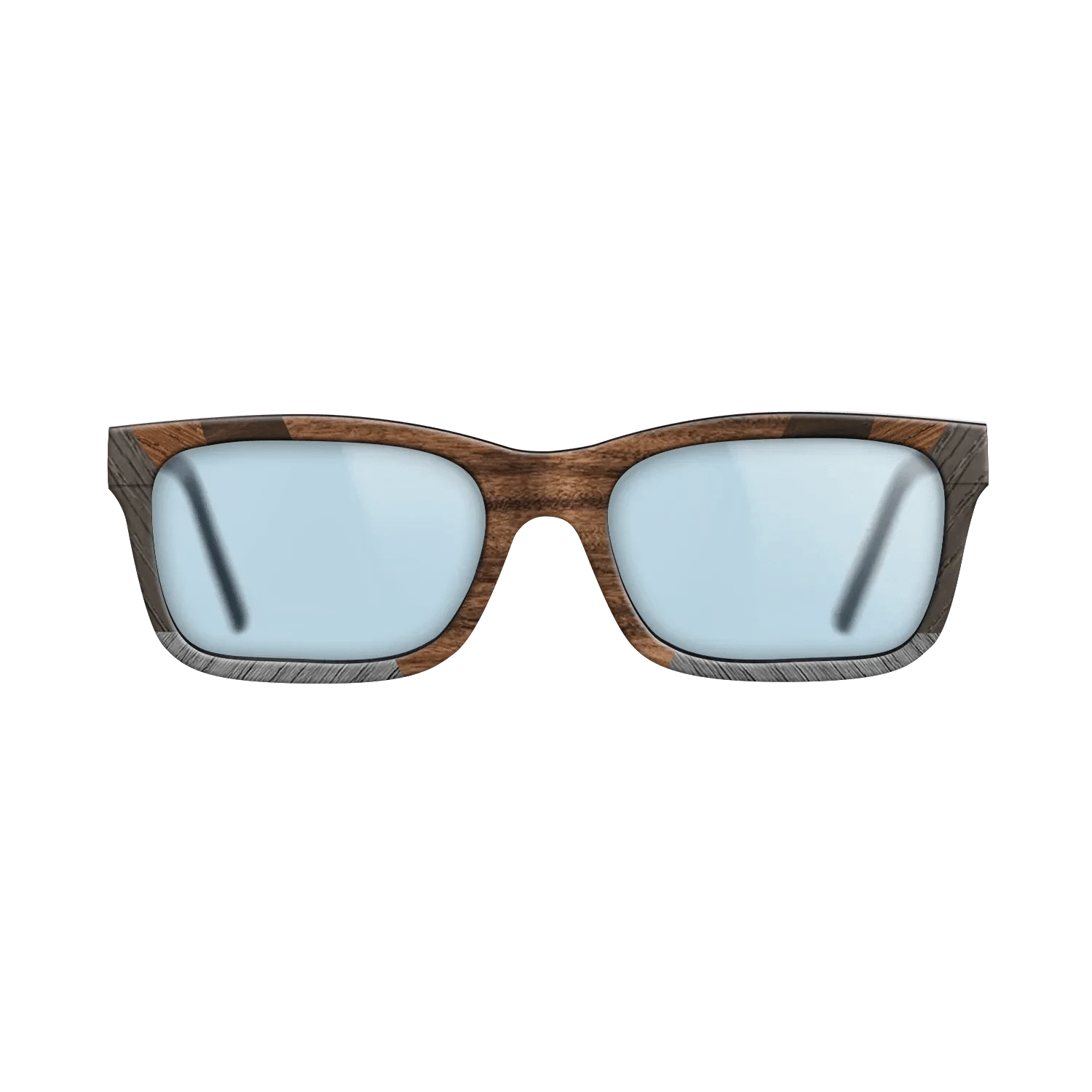 Santos Rosewood Dark,Fumed Oak,Poplar Dyed: Grey,Ziricote Dark Quartered: Recursive - The Sage - Rectangle - 734 - SIRIS wood optic