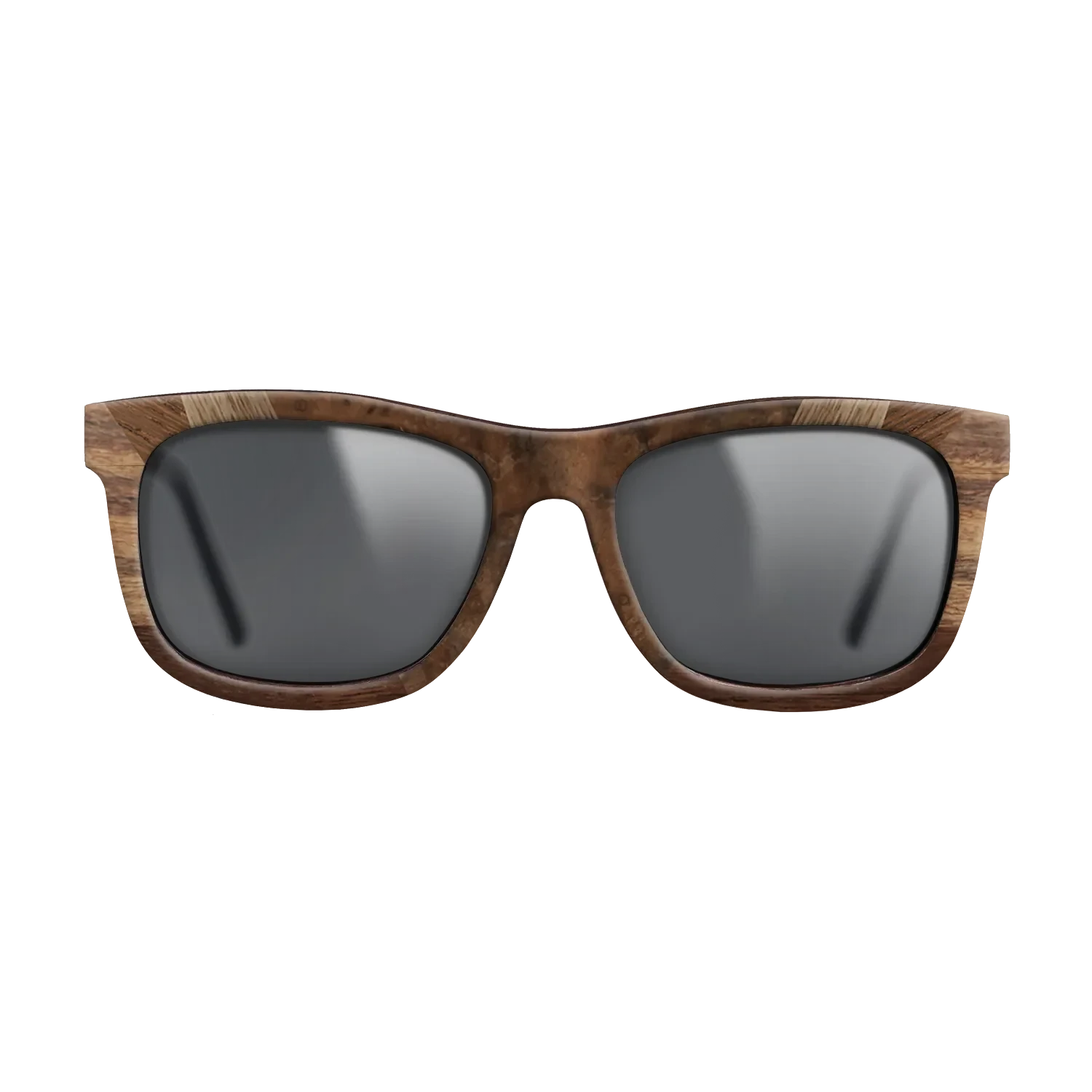 Walnut Burl,Walnut: Straight Grain,Santos Rosewood Dark,Walnut Claro Dark,Poplar Dyed: Grey: Recursive - The Hero - Square - 1868 - SIRIS wood optic