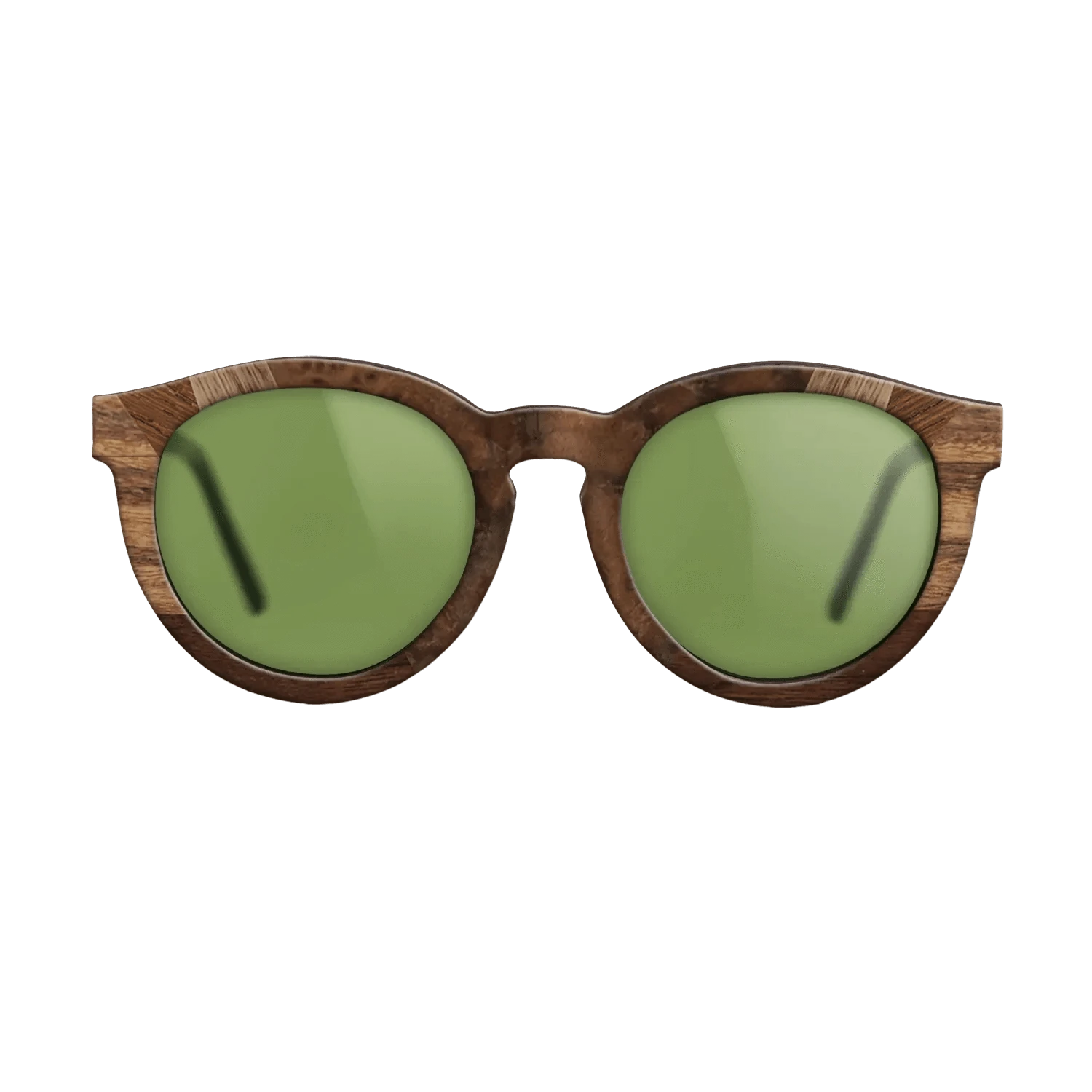 Walnut Burl,Walnut: Straight Grain,Santos Rosewood Dark,Walnut Claro Dark,Poplar Dyed: Grey: Recursive - The Rebel - Round - 1868 - SIRIS wood optic