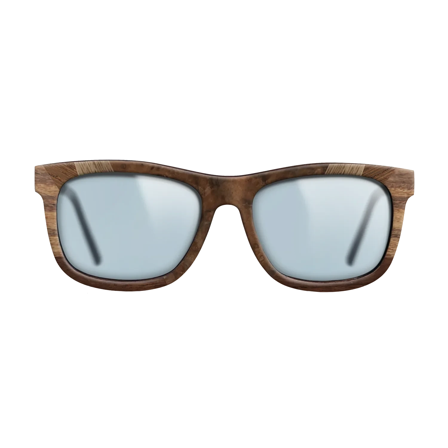 Walnut Burl,Walnut: Straight Grain,Santos Rosewood Dark,Walnut Claro Dark,Poplar Dyed: Grey: Recursive - The Hero - Square - 1868 - SIRIS wood optic