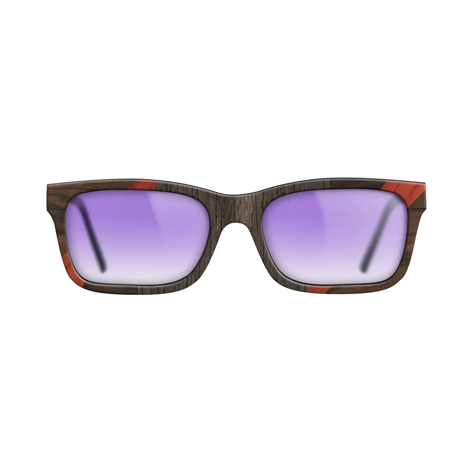 Ziricote Dark Quartered,Poplar Dyed: Red,Fumed Oak,Santos Rosewood Dark: Recursive - The Sage - Rectangle - 753 - SIRIS wood optic