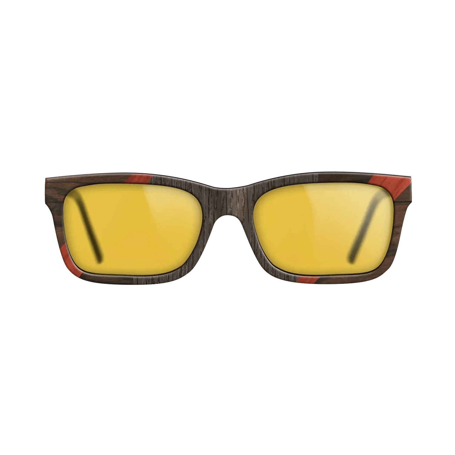 Ziricote Dark Quartered,Poplar Dyed: Red,Fumed Oak,Santos Rosewood Dark: Recursive - The Sage - Rectangle - 753 - SIRIS wood optic