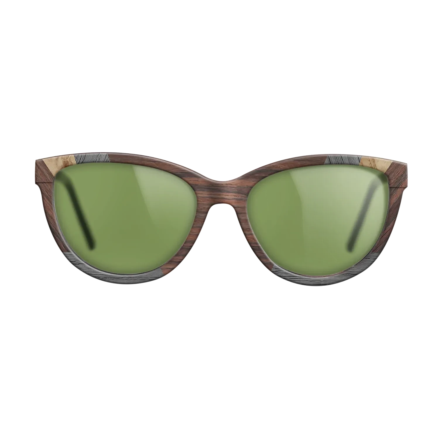 Rosewood Reconstituted,Poplar Dyed: Grey,Fumed Oak,Olive Burl: Recursive - The Maiden - Cat - 1120 - SIRIS wood optic