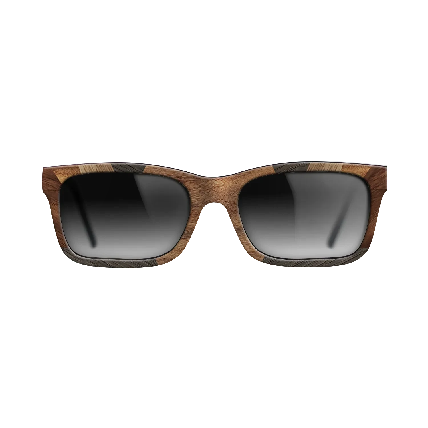 Walnut Claro Light,Fumed Oak,Walnut: Straight Grain,Ziricote Dark Quartered,Santos Rosewood Dark: Recursive - The Sage - Rectangle - 1529 - SIRIS wood optic