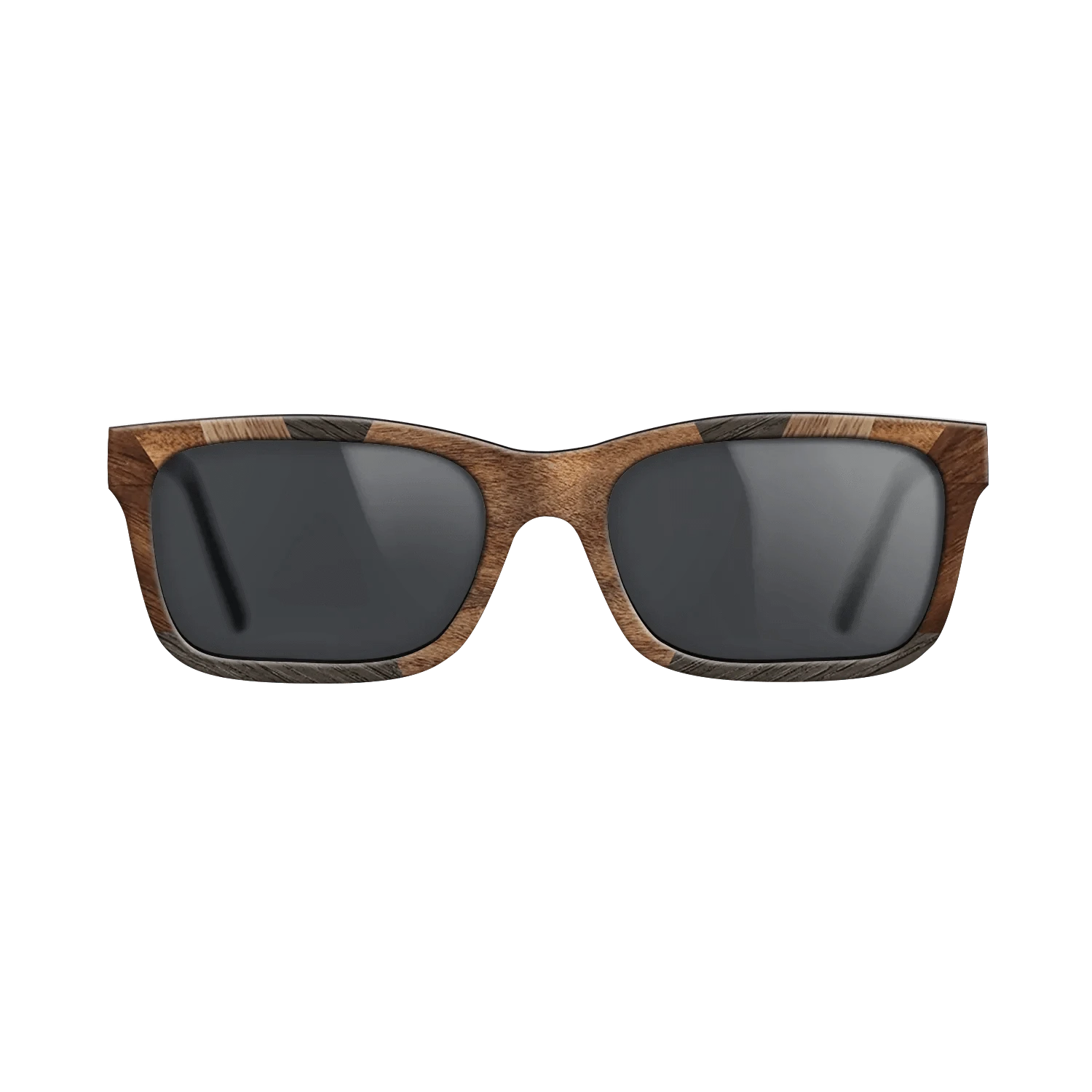 Walnut Claro Light,Fumed Oak,Walnut: Straight Grain,Ziricote Dark Quartered,Santos Rosewood Dark: Recursive - The Sage - Rectangle - 1529 - SIRIS wood optic