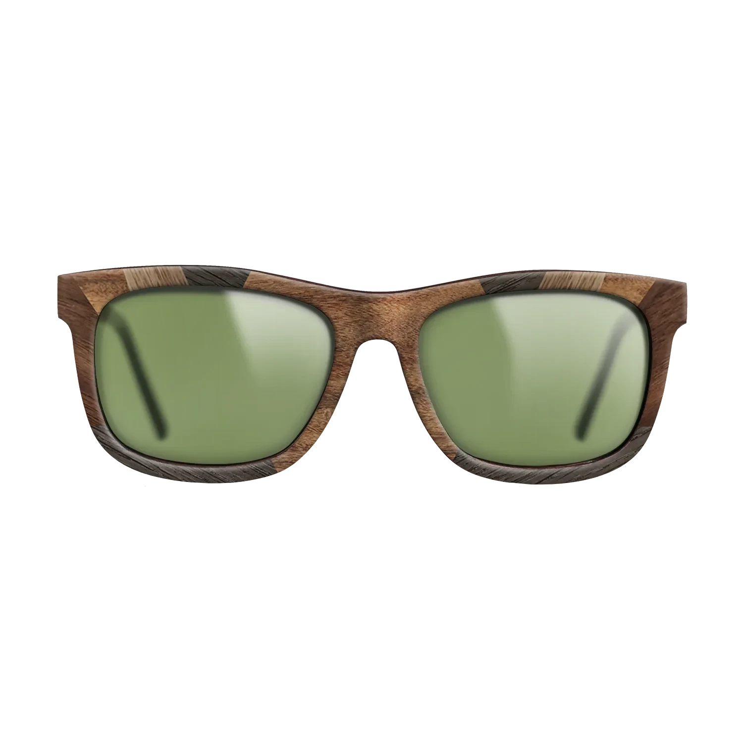 Walnut Claro Light,Fumed Oak,Walnut: Straight Grain,Ziricote Dark Quartered,Santos Rosewood Dark: Recursive - The Hero - Square - 1529 - SIRIS wood optic