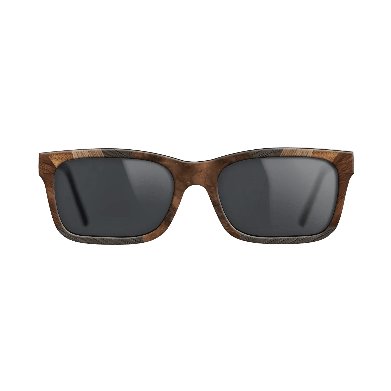 Walnut Burl,Walnut: Straight Grain,Fumed Oak,Santos Rosewood Dark: Recursive - The Sage - Rectangle - 1766 - SIRIS wood optic