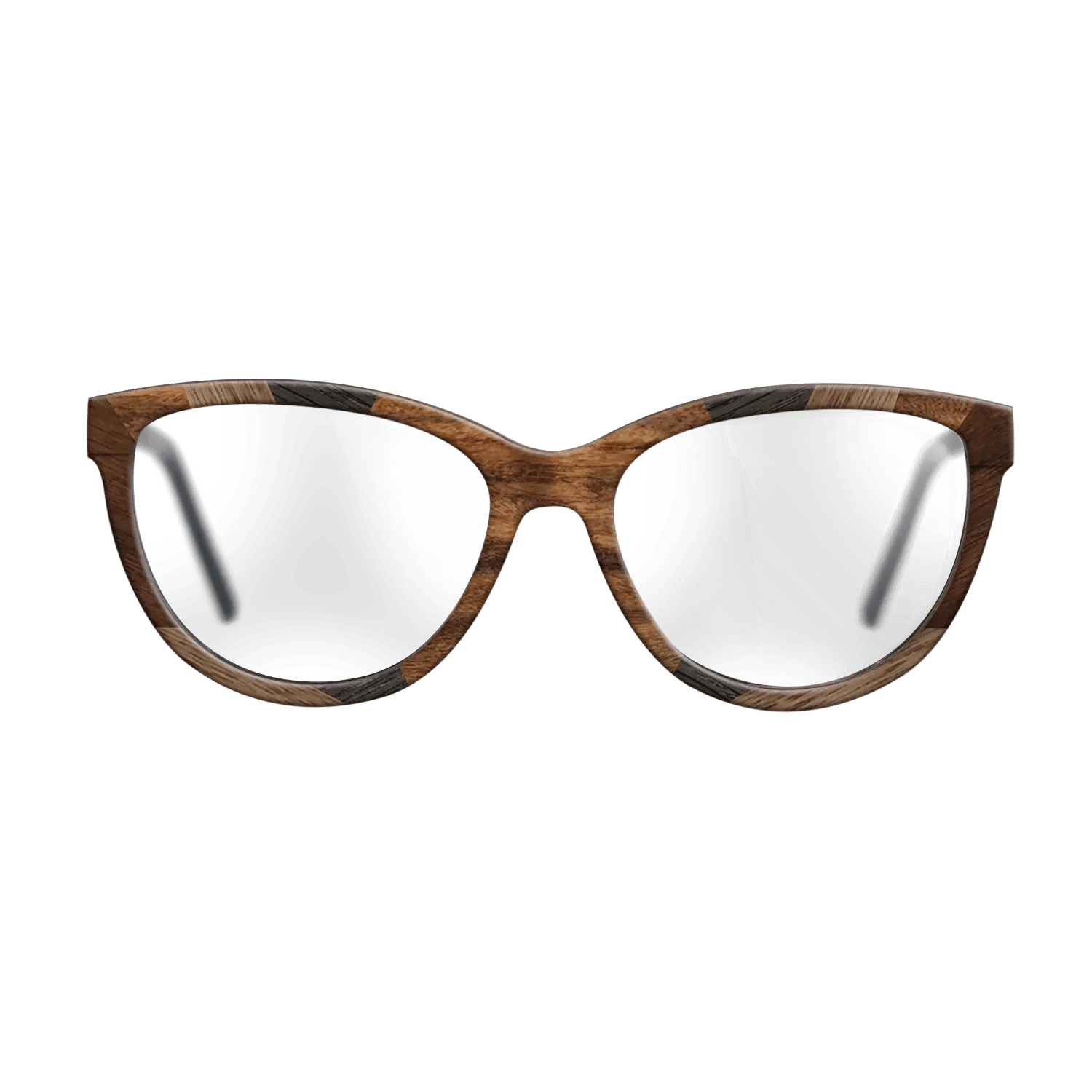 Santos Rosewood Dark,Fumed Oak,Walnut: Straight Grain,Kingwood: Recursive - The Maiden - Cat - 1938 - SIRIS wood optic