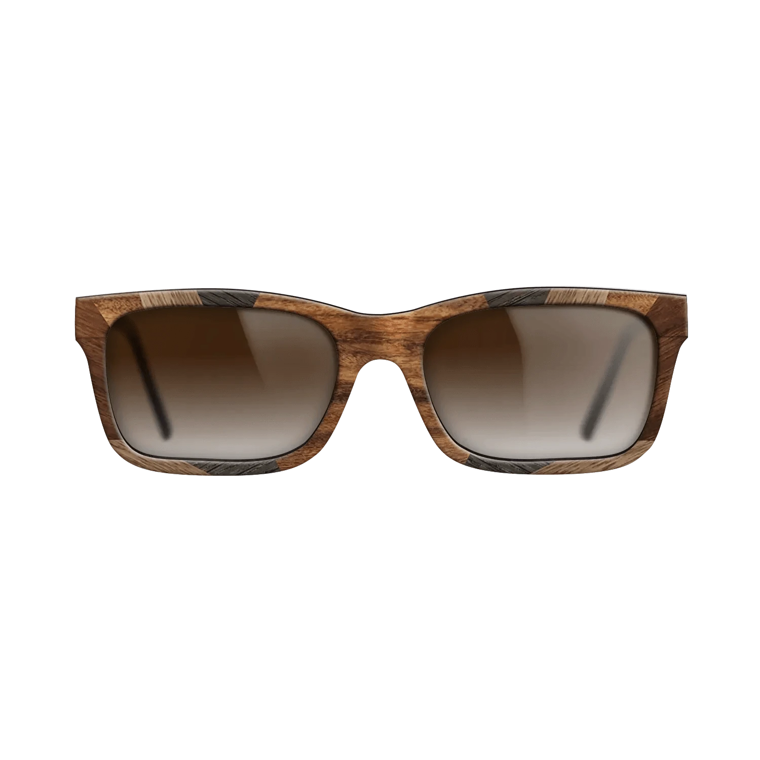 Santos Rosewood Dark,Fumed Oak,Walnut: Straight Grain,Kingwood: Recursive - The Sage - Rectangle - 1938 - SIRIS wood optic