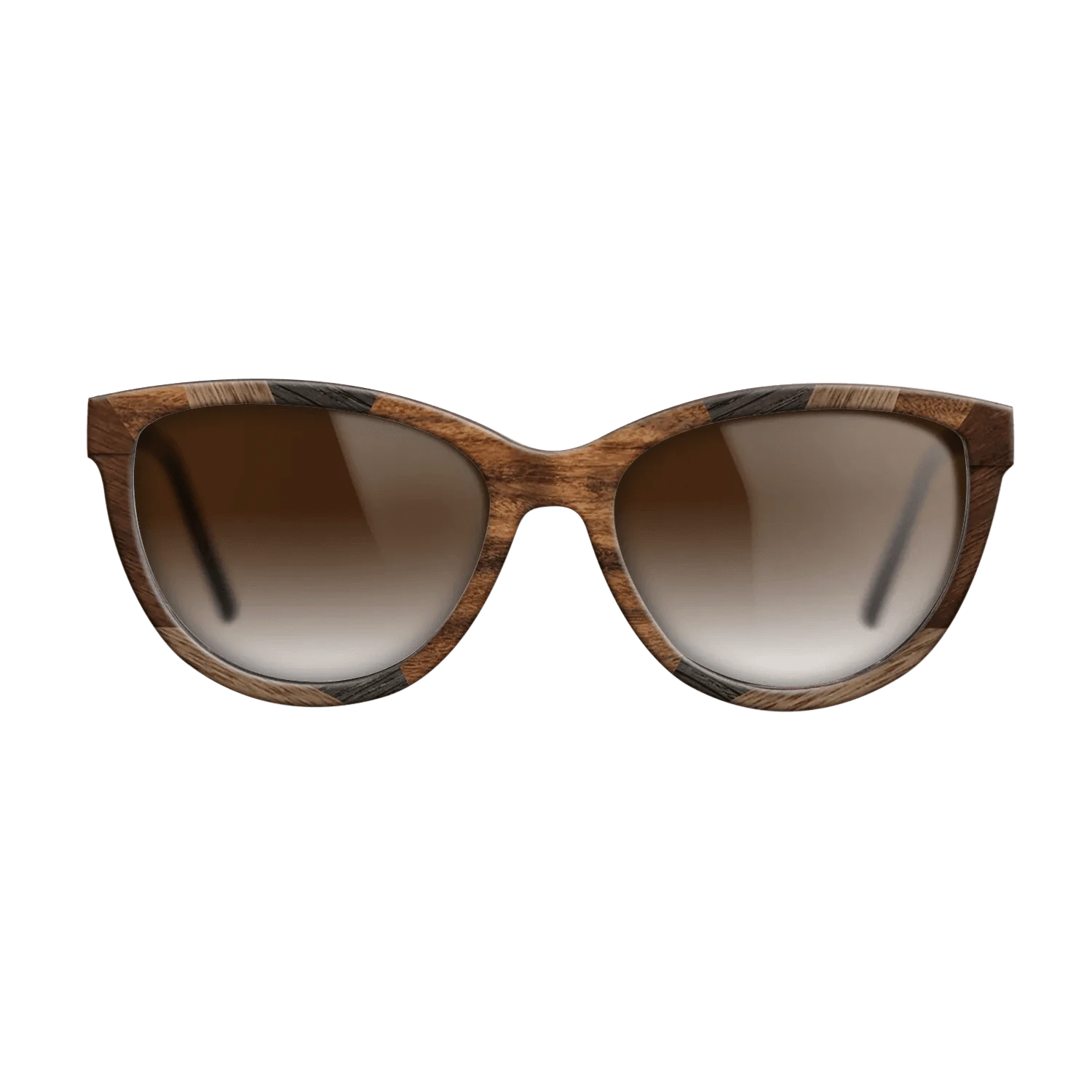 Santos Rosewood Dark,Fumed Oak,Walnut: Straight Grain,Kingwood: Recursive - The Maiden - Cat - 1938 - SIRIS wood optic