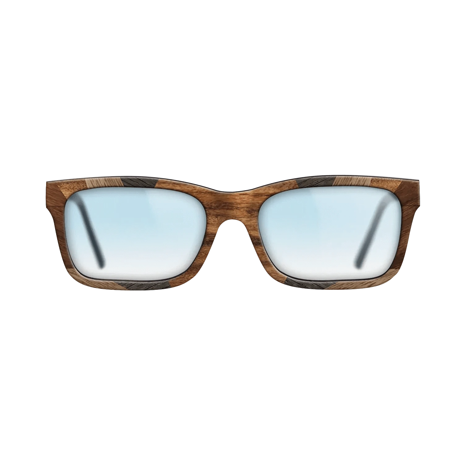 Santos Rosewood Dark,Fumed Oak,Walnut: Straight Grain,Kingwood: Recursive - The Sage - Rectangle - 1938 - SIRIS wood optic