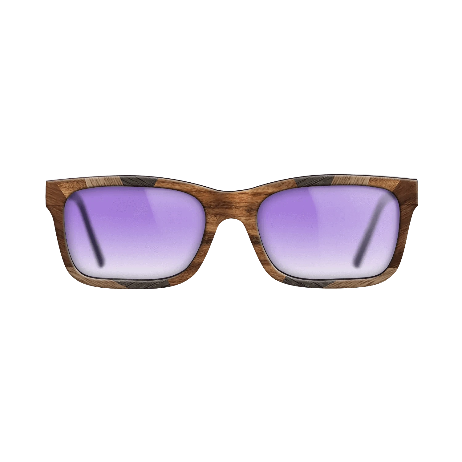 Santos Rosewood Dark,Fumed Oak,Walnut: Straight Grain,Kingwood: Recursive - The Sage - Rectangle - 1938 - SIRIS wood optic