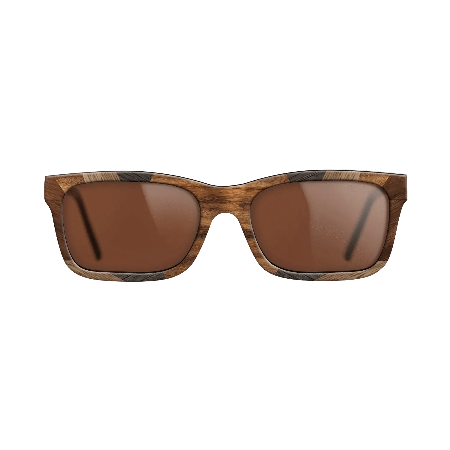 Santos Rosewood Dark,Fumed Oak,Walnut: Straight Grain,Kingwood: Recursive - The Sage - Rectangle - 1938 - SIRIS wood optic